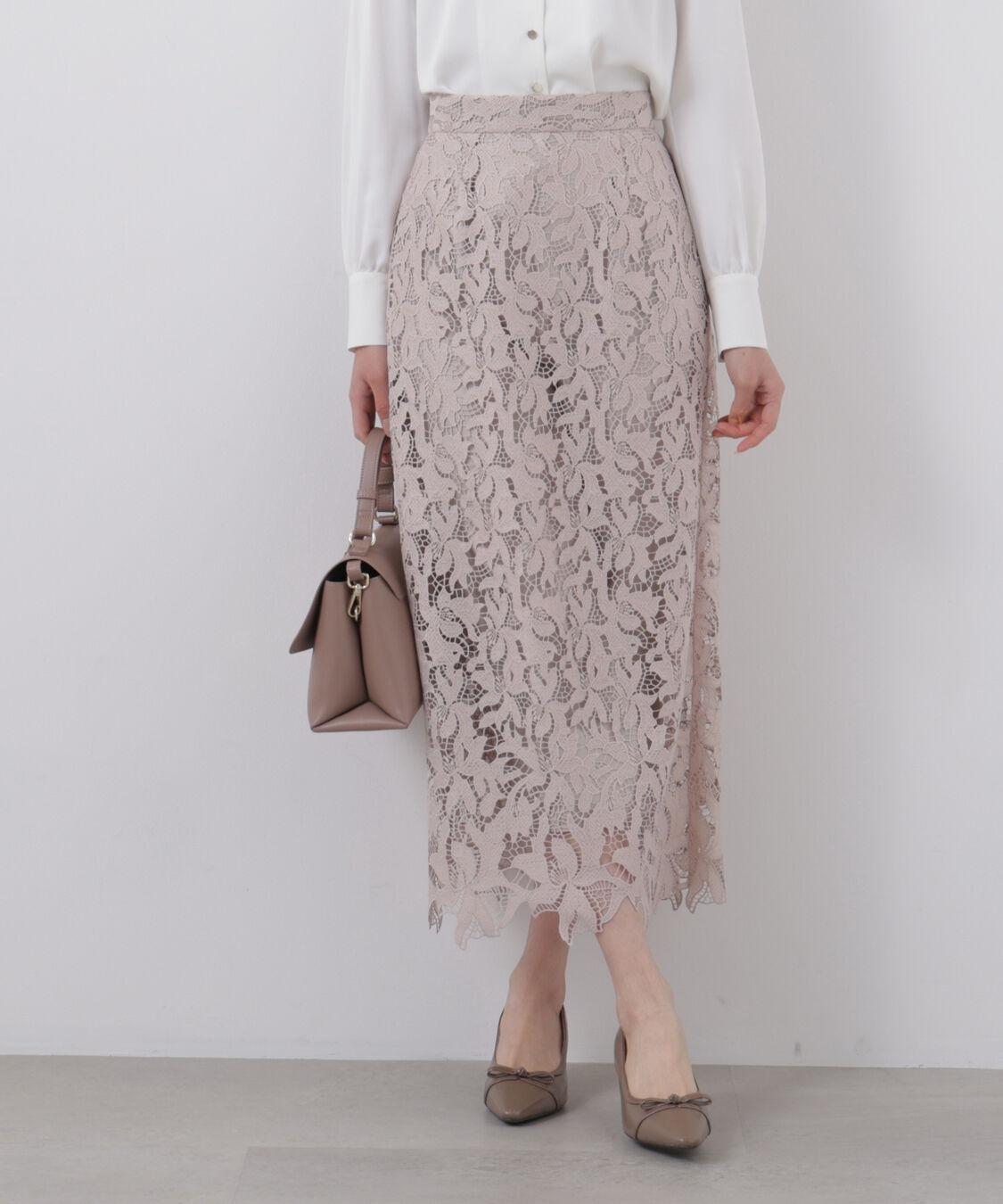 PROPORTION BODY DRESSING「レースタイトスカート　26SS」|スカート|