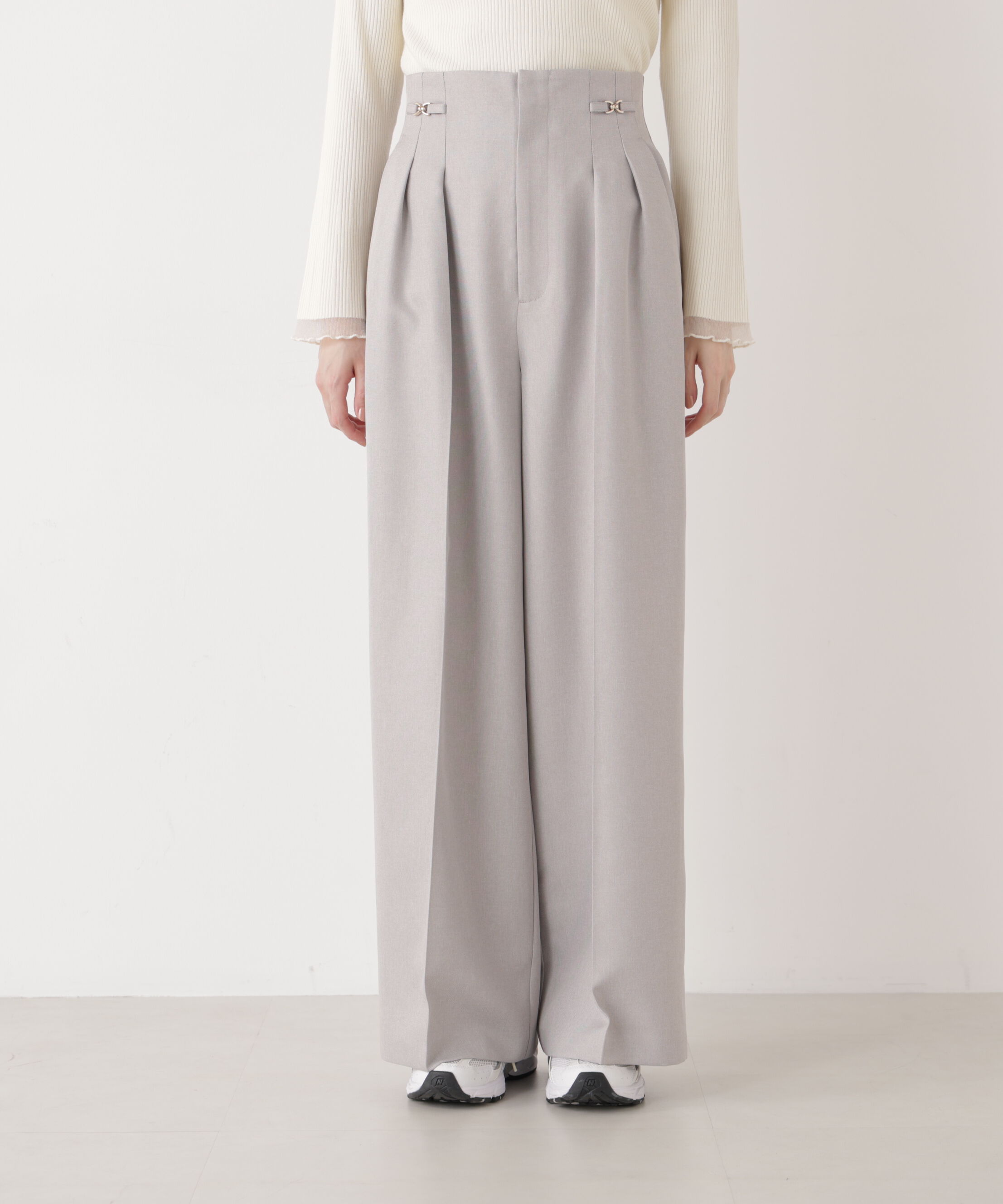 PROPORTION BODY DRESSING「ビットハイウエストワイドパンツ　26SS」|その他|