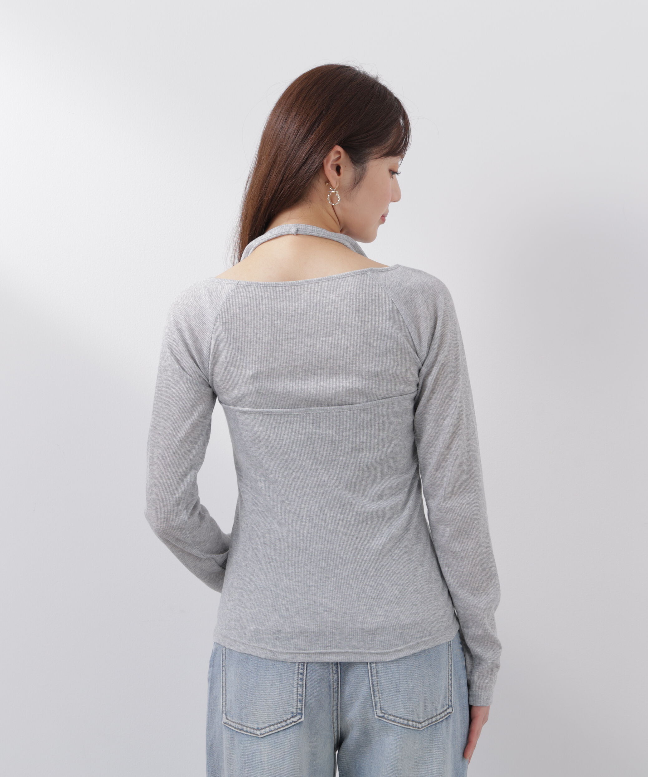 PROPORTION BODY DRESSING「〈a/mie〉ホルターネックカット SETUP　26SS」|Tシャツ・カットソー|