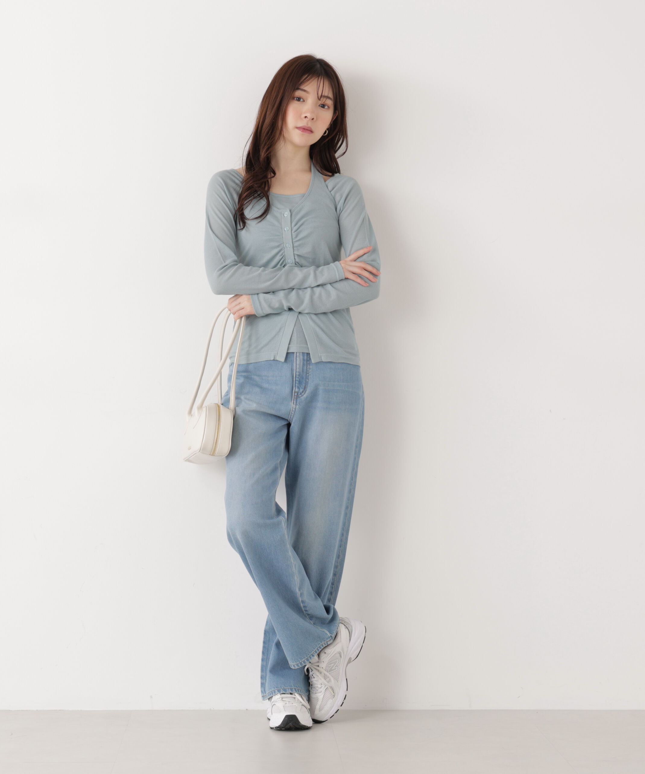 PROPORTION BODY DRESSING「〈a/mie〉ホルターネックカット SETUP　26SS」|Tシャツ・カットソー|