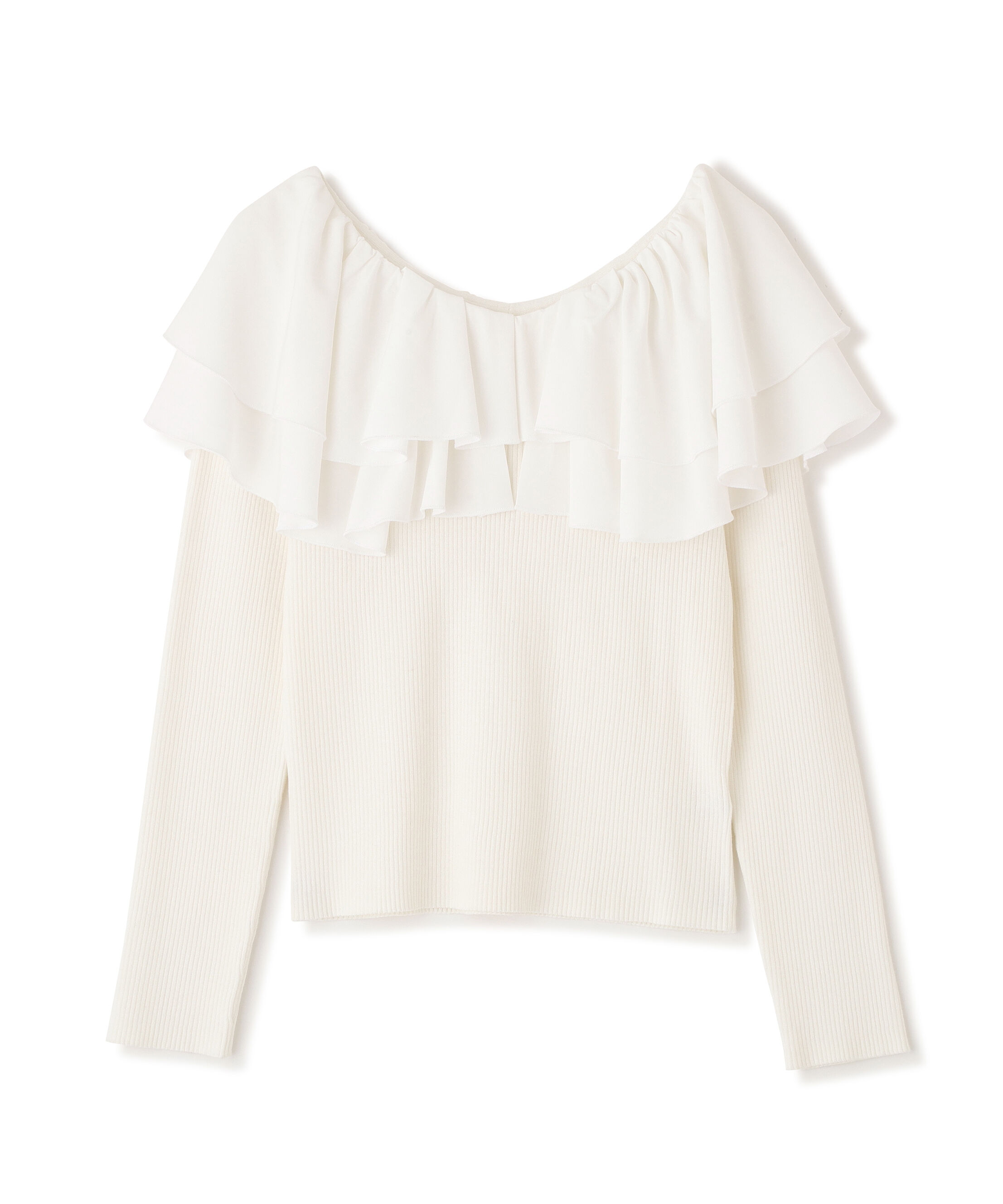 PROPORTION BODY DRESSING「ボリュームラッフルニット　　26SS」|ニット・セーター|