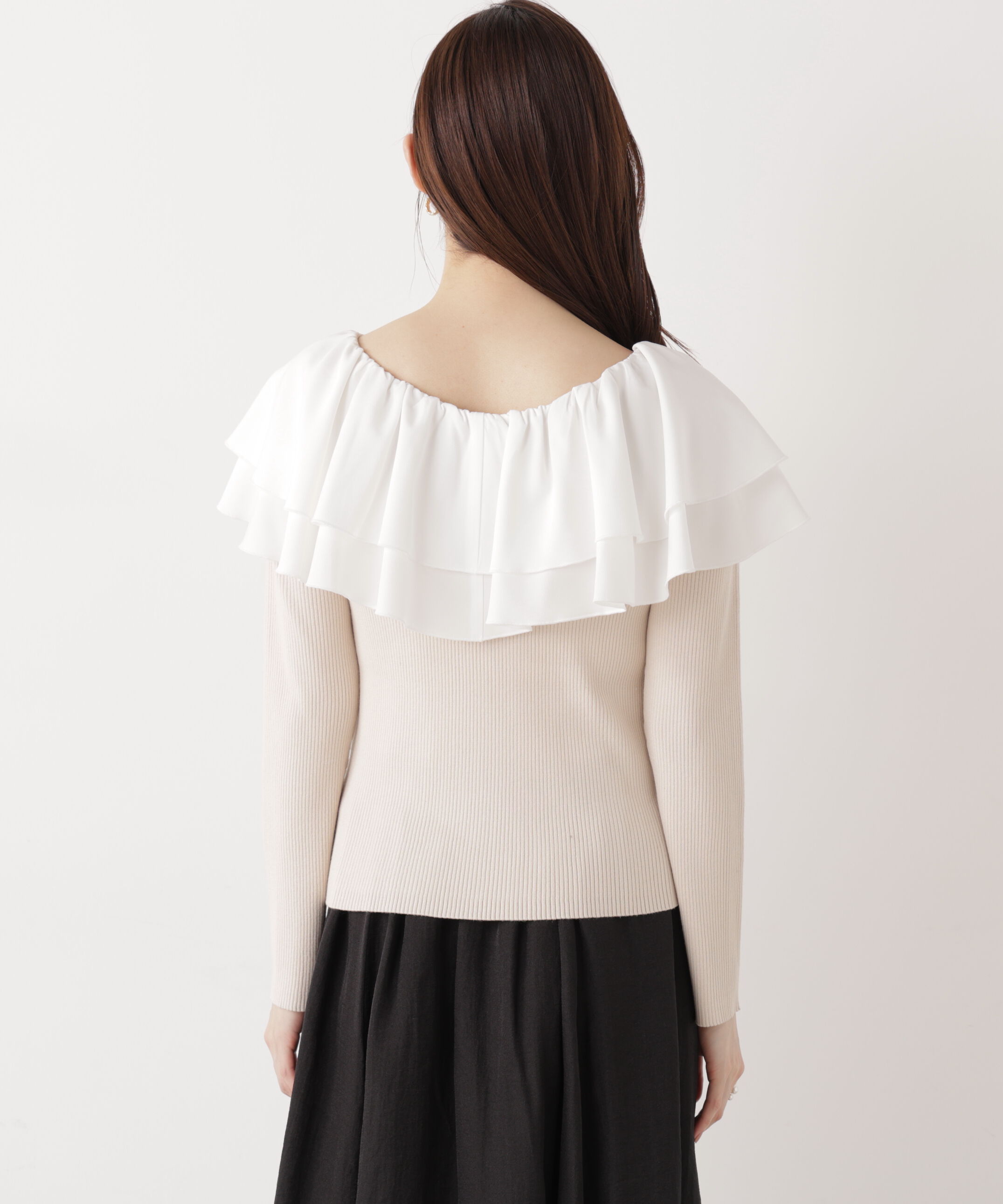 PROPORTION BODY DRESSING「ボリュームラッフルニット　　26SS」|ニット・セーター|