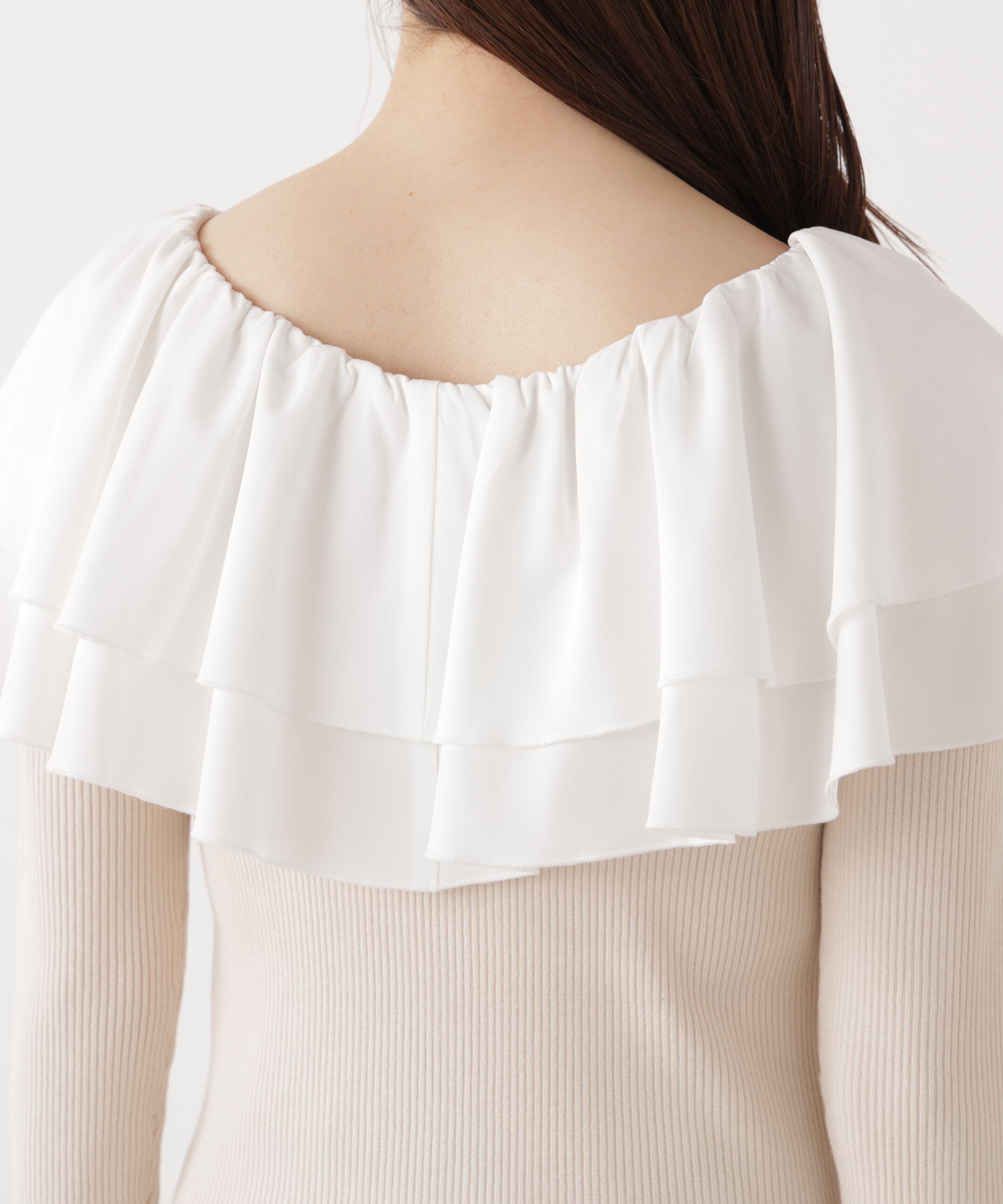 PROPORTION BODY DRESSING「ボリュームラッフルニット　　26SS」|ニット・セーター|