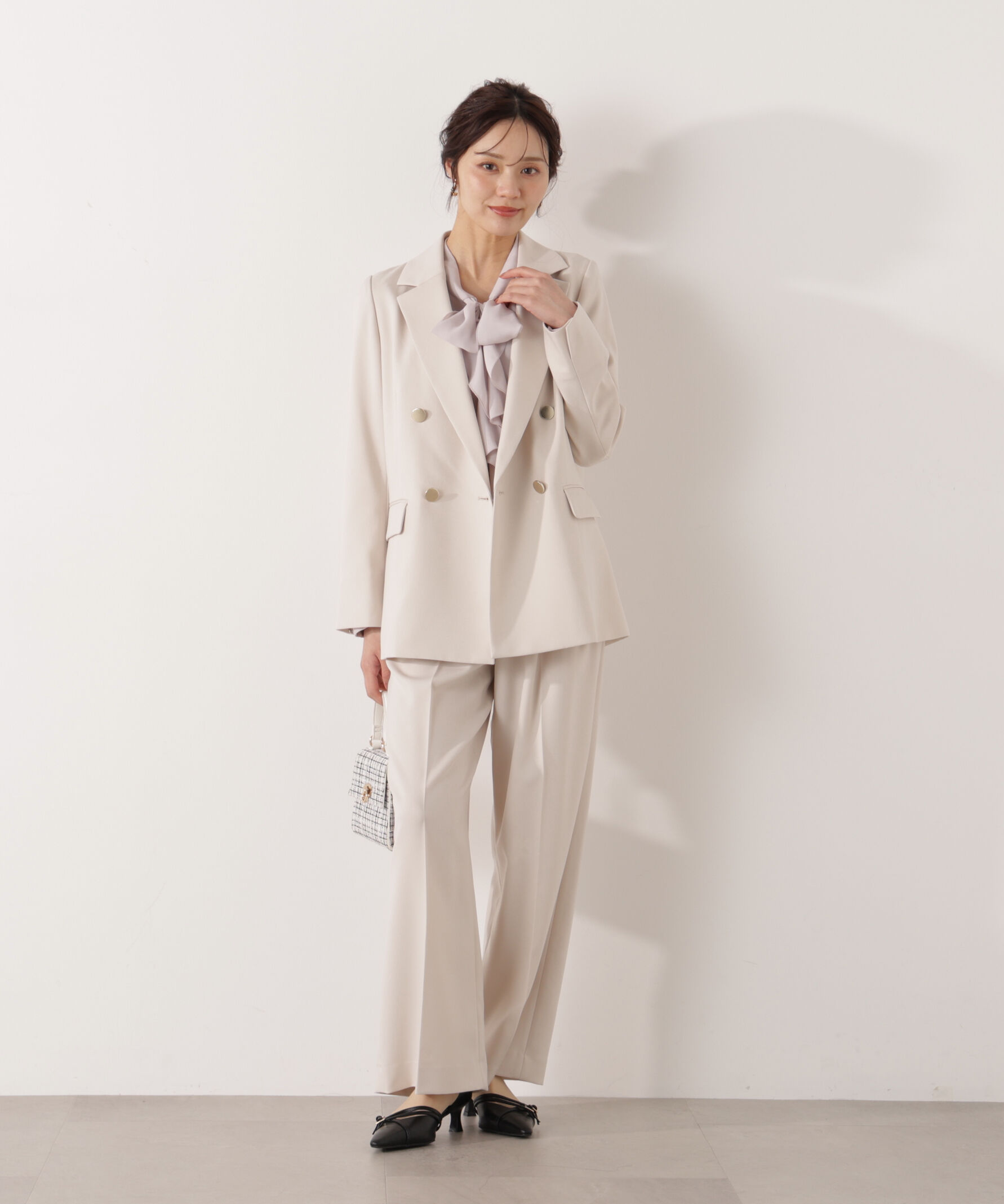 PROPORTION BODY DRESSING「ラッフルリボンブラウス　26SS」|シャツ・ブラウス|