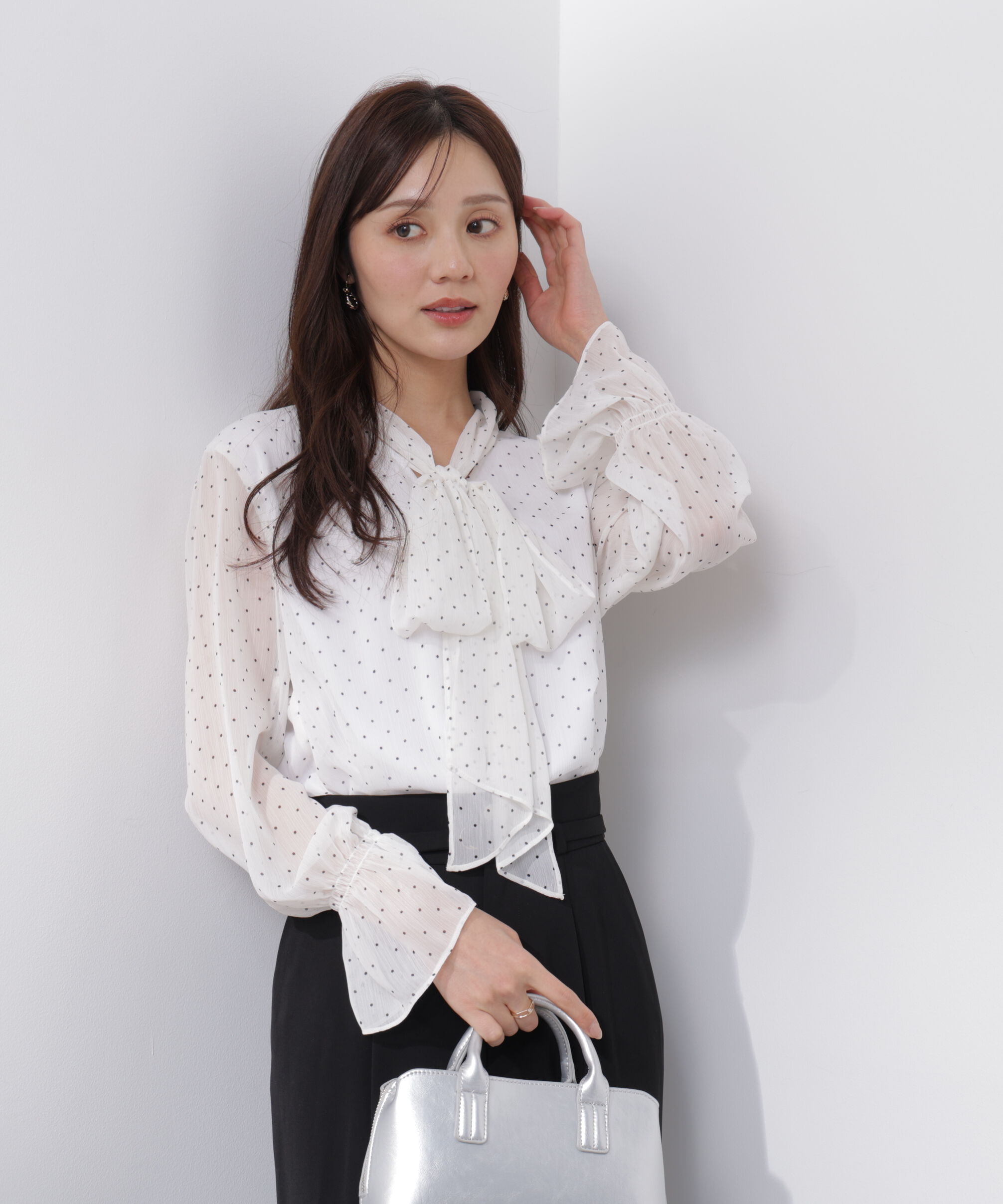 PROPORTION BODY DRESSING「ビッグリボンブラウス　26SS」|シャツ・ブラウス|