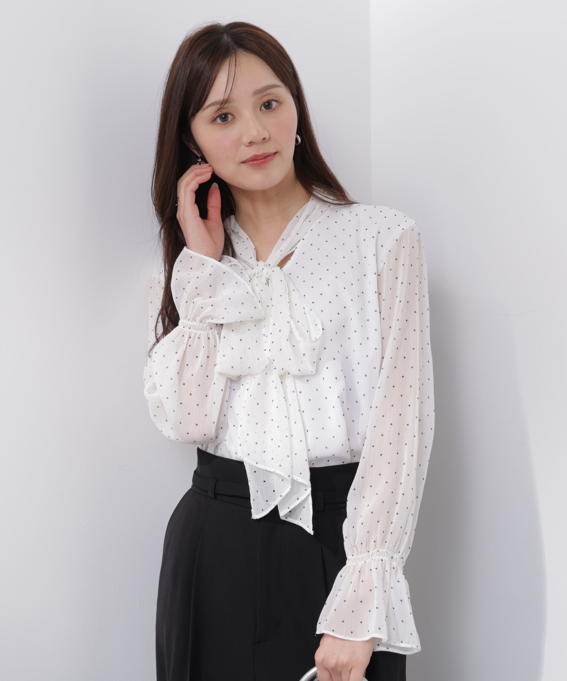 PROPORTION BODY DRESSING「ビッグリボンブラウス　26SS」|シャツ・ブラウス|