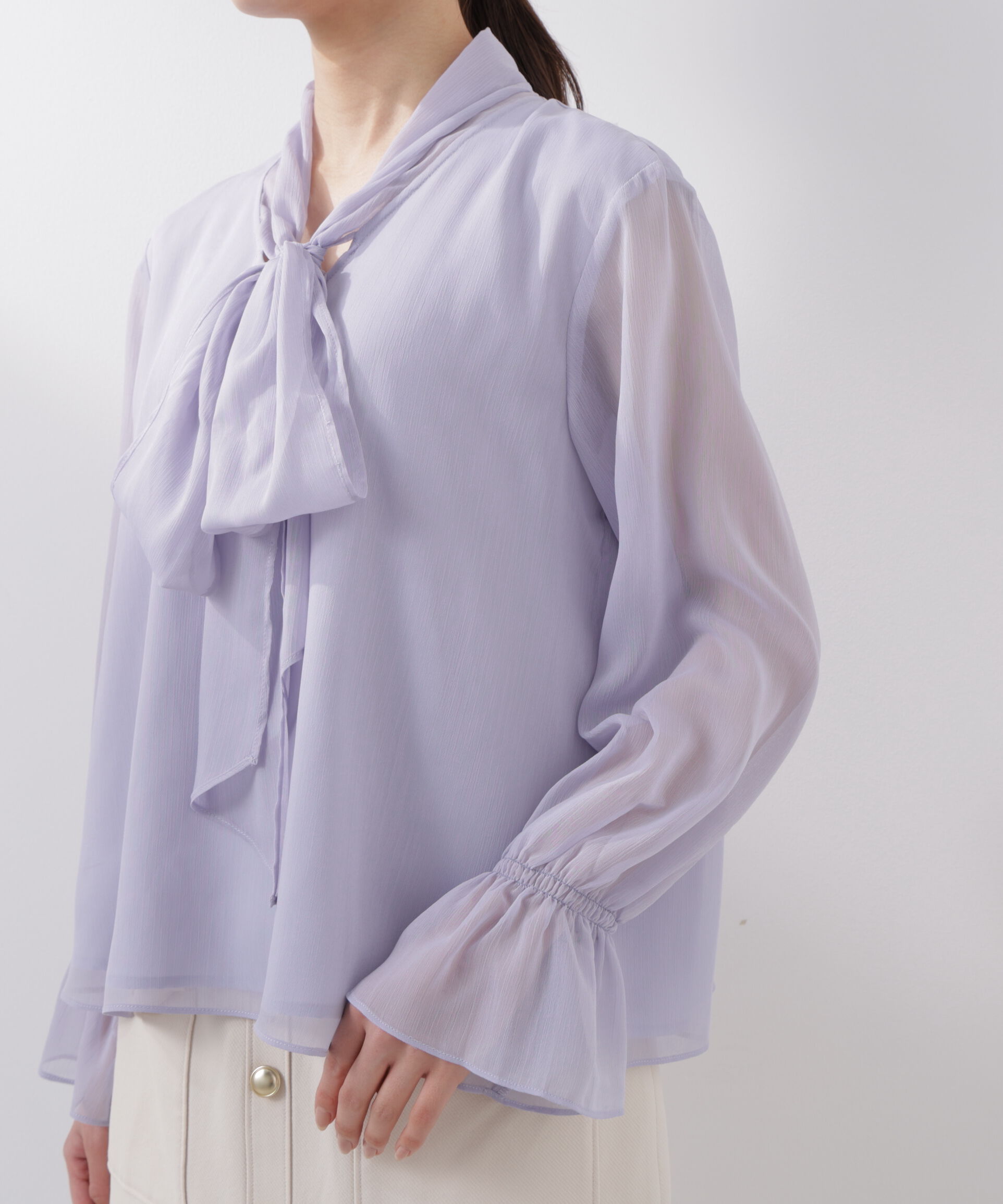 PROPORTION BODY DRESSING「ビッグリボンブラウス　26SS」|シャツ・ブラウス|