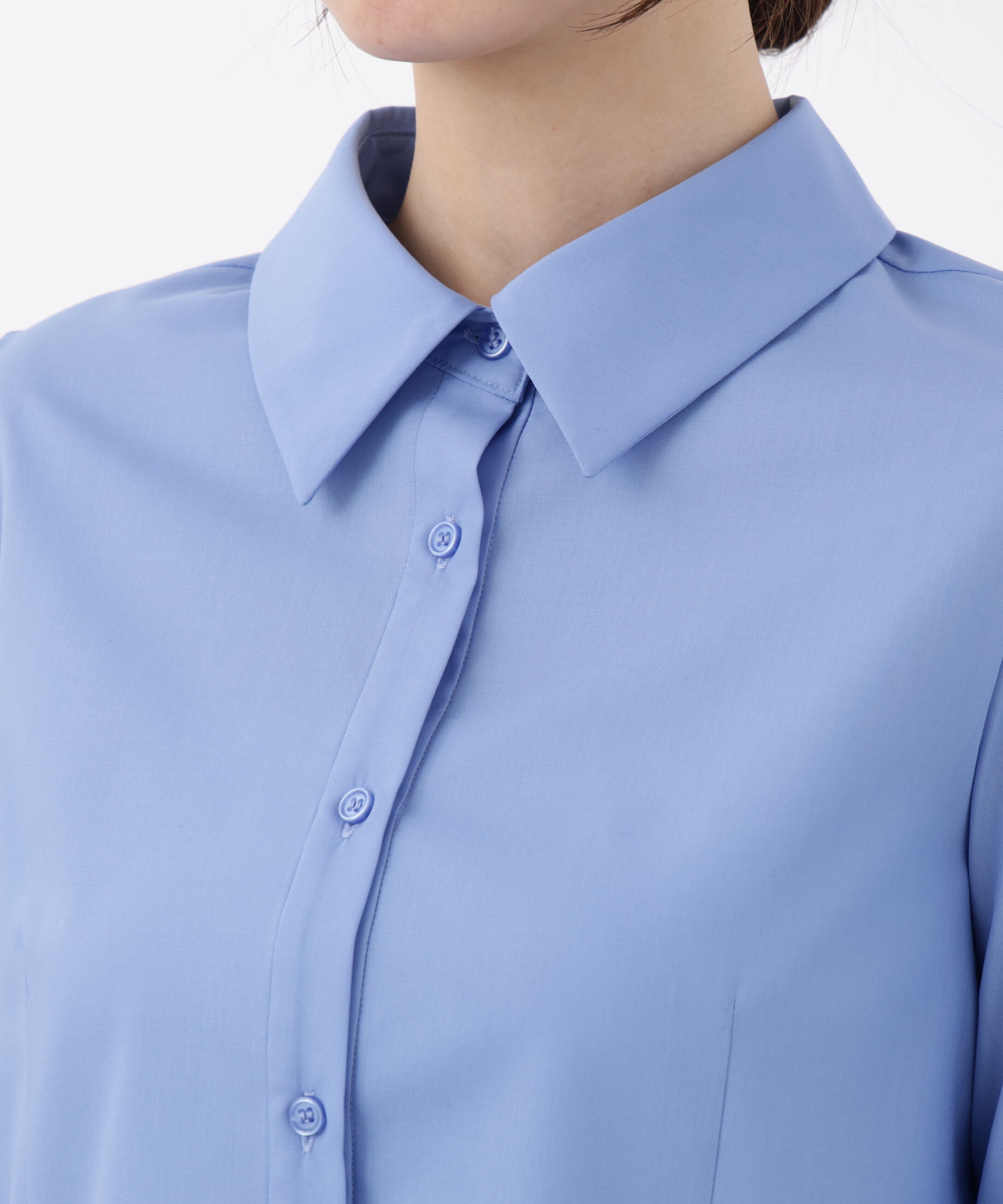 PROPORTION BODY DRESSING「〈a/mie〉フレアースリーブシャツ　26SS」|シャツ・ブラウス|