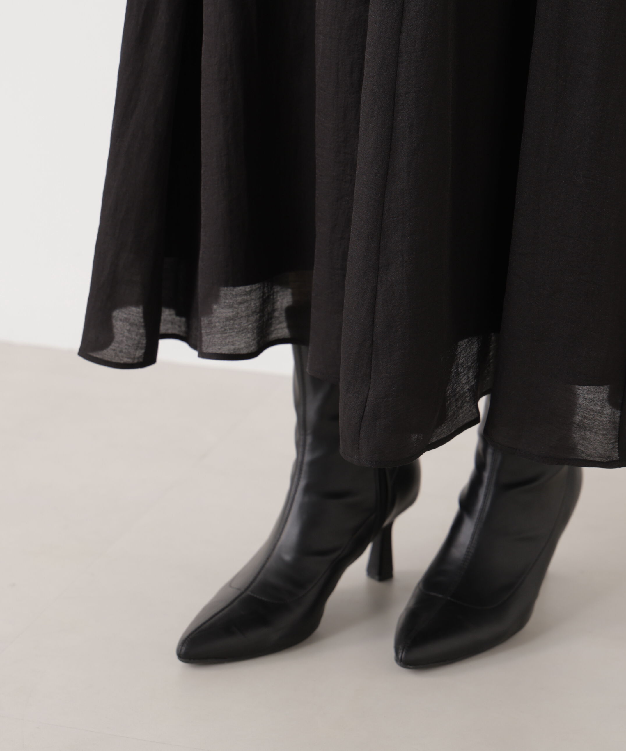 PROPORTION BODY DRESSING「チェーン付きギャザースカート　26SS」|スカート|