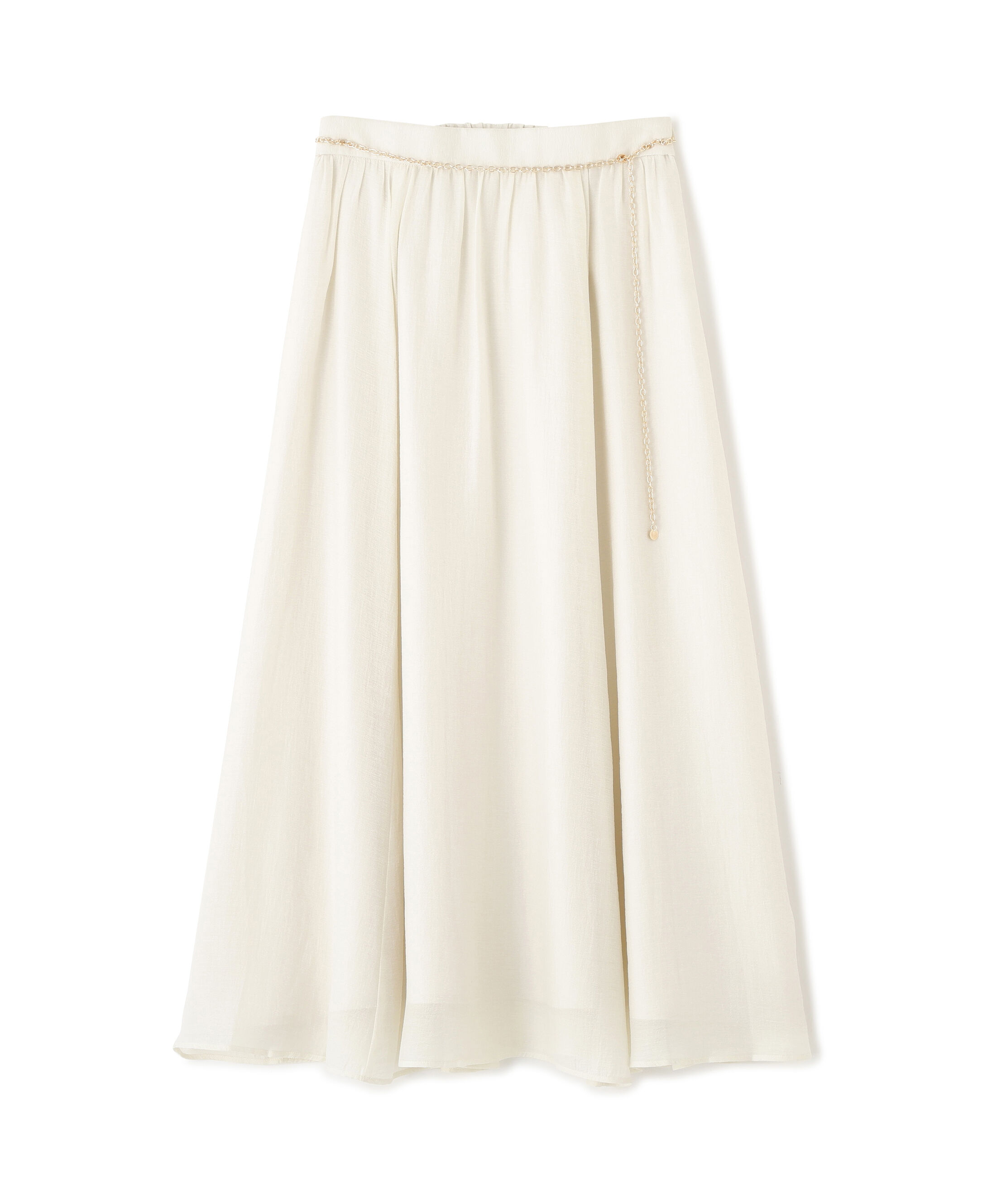 PROPORTION BODY DRESSING「チェーン付きギャザースカート　26SS」|スカート|