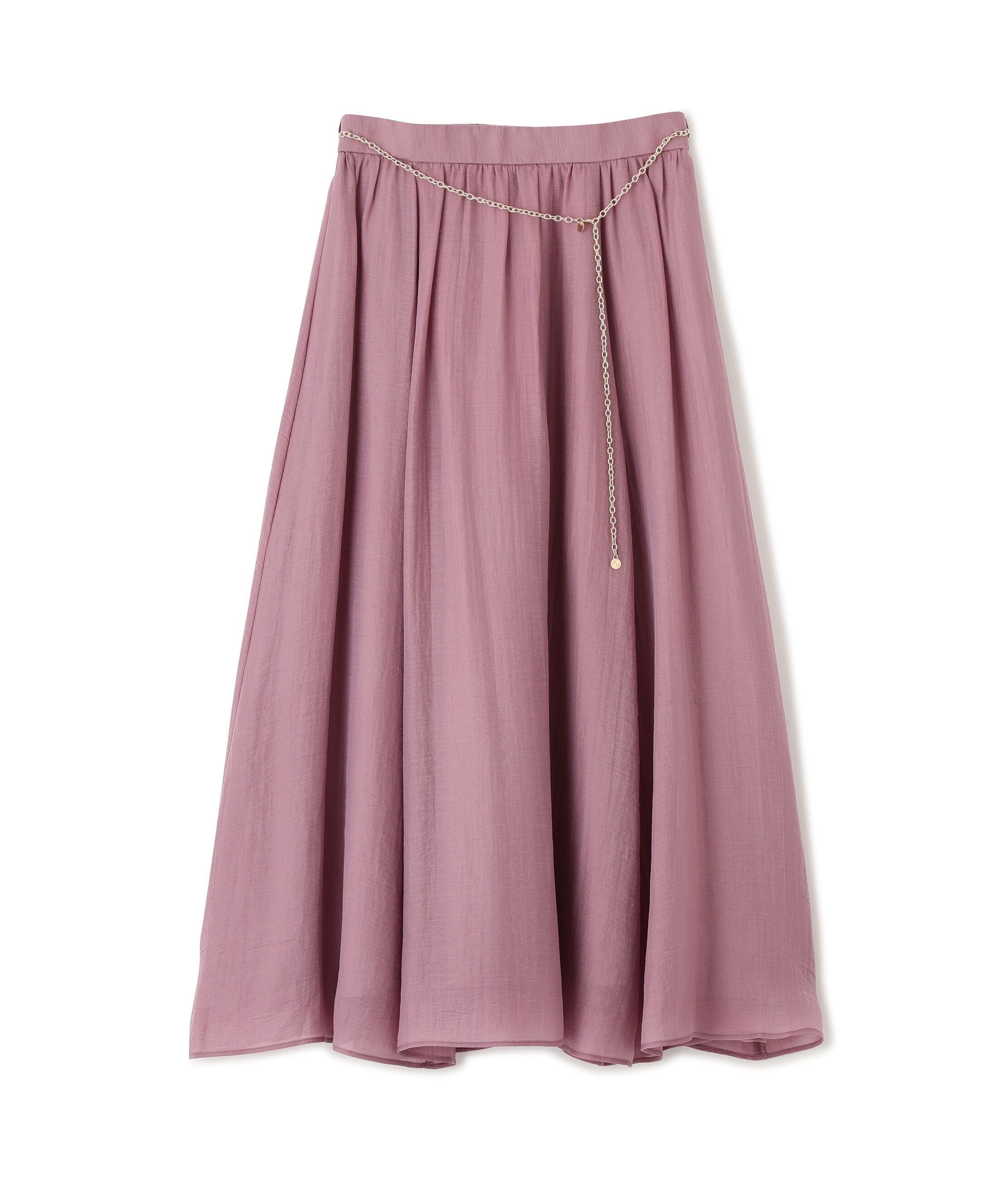 PROPORTION BODY DRESSING「チェーン付きギャザースカート　26SS」|スカート|