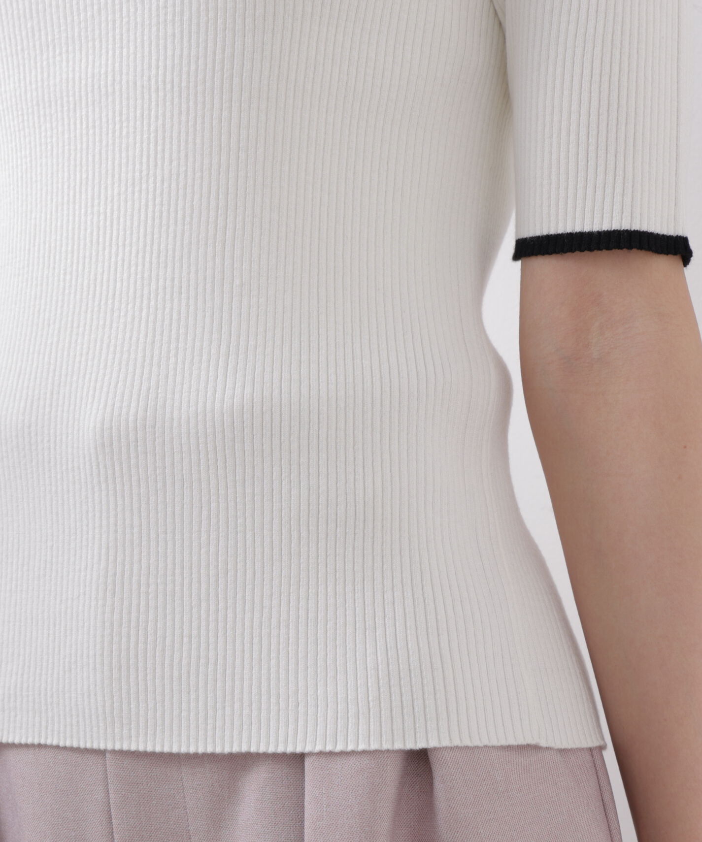 PROPORTION BODY DRESSING「バイカラーアンサンブル　26SS」|ニット・セーター|