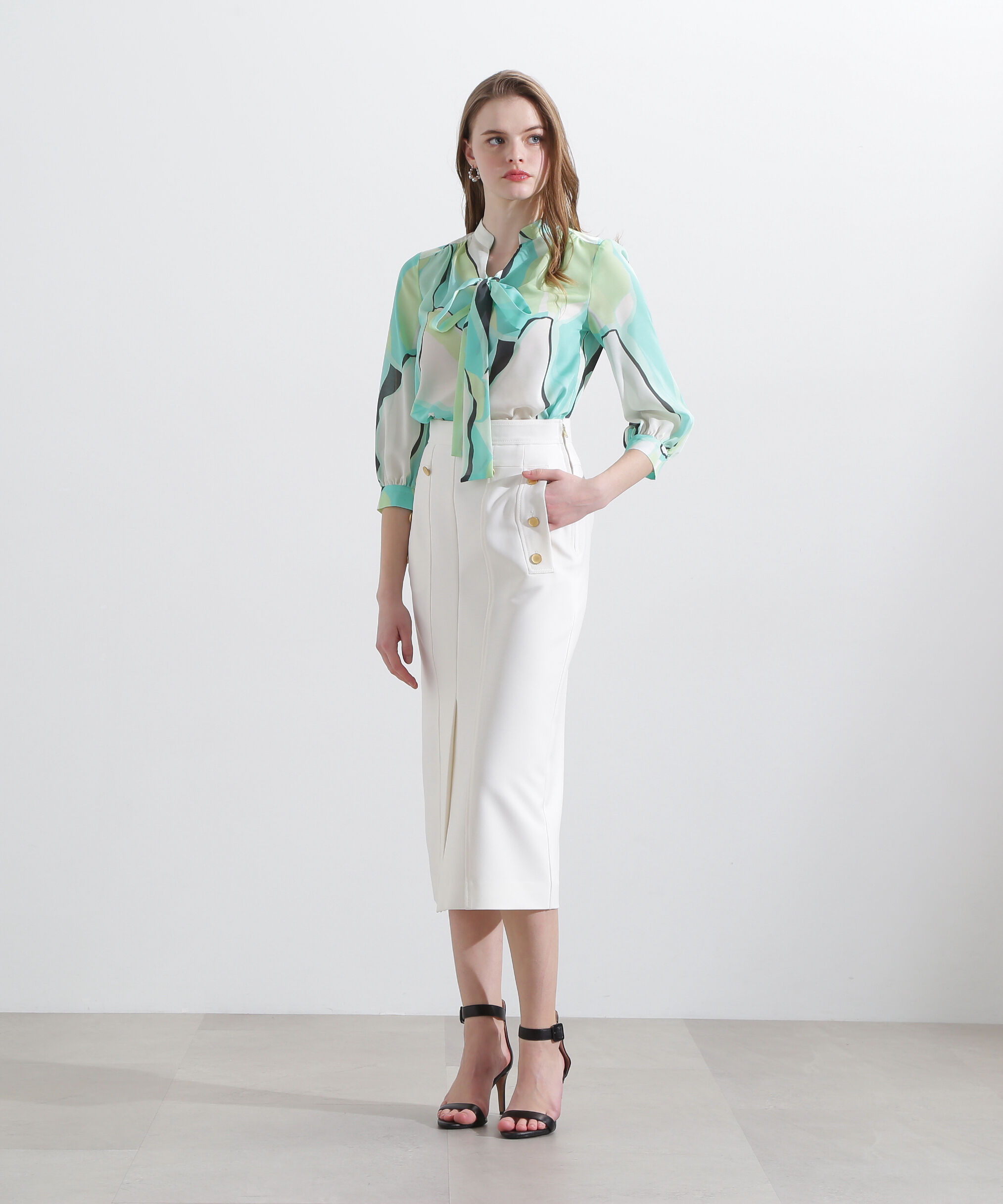  「◆2WAYダブルクロスマリンタイトスカート」|スカート|