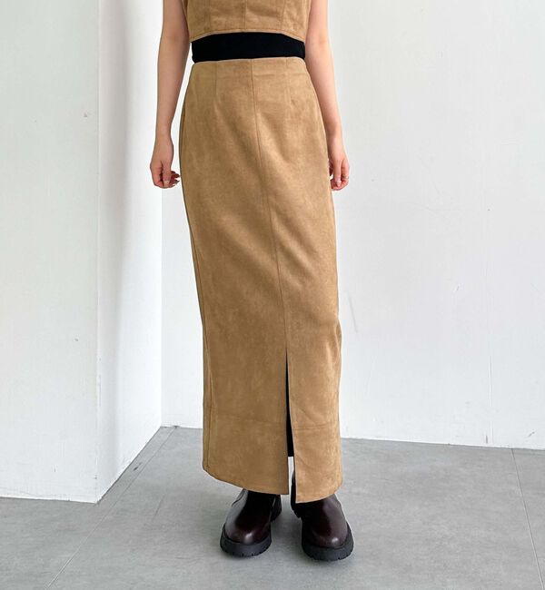 archives「スエードロングタイトスカート」|スカート|