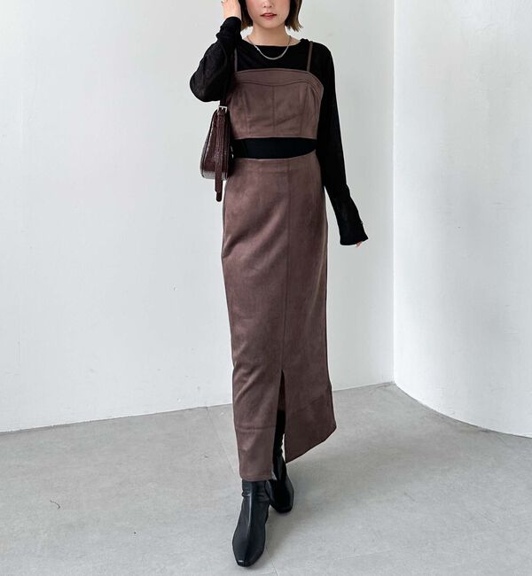 archives「スエードロングタイトスカート」|スカート|