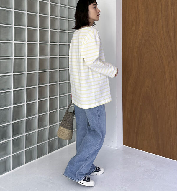 Doux archives「【Ｌｅ　ｍｉｎｏｒ】Ｂａｓｉｃ　ｏｖｅｒ　ｓｉｚｅ　ｌｏｎｇ　ｓｌｅｅｖｅ」|Tシャツ・カットソー|