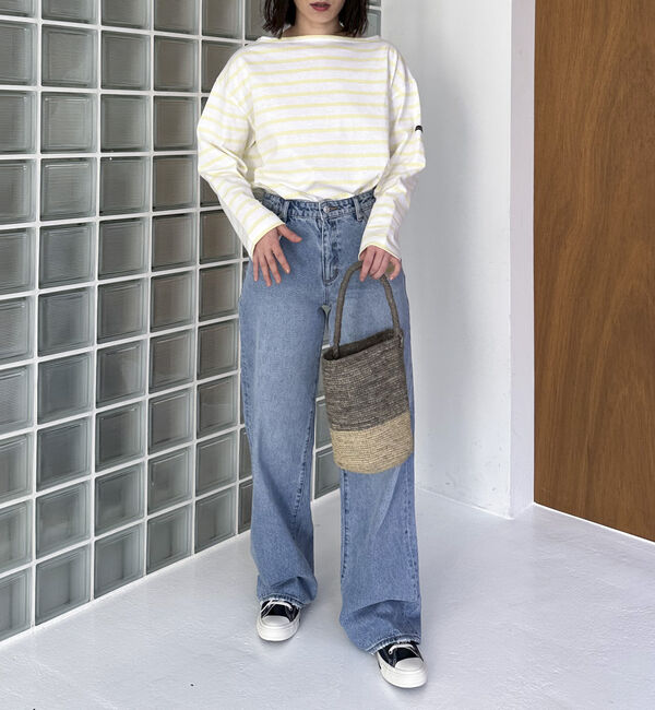 Doux archives「【Ｌｅ　ｍｉｎｏｒ】Ｂａｓｉｃ　ｏｖｅｒ　ｓｉｚｅ　ｌｏｎｇ　ｓｌｅｅｖｅ」|Tシャツ・カットソー|