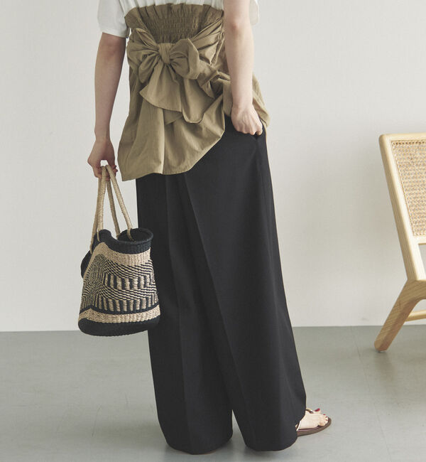 Doux archives「２タックワイドパンツ」|チノ|