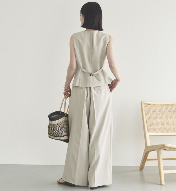 Doux archives「２タックワイドパンツ」|チノ|