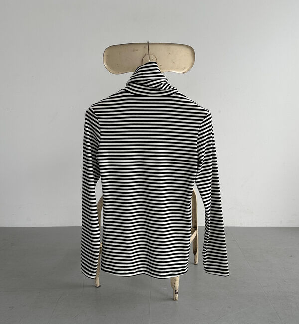 Doux archives「ボーダータートルネックインナー」|Tシャツ・カットソー|