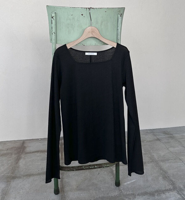 Doux archives「ラメスクエアネックロンＴｅｅ」|Tシャツ・カットソー|