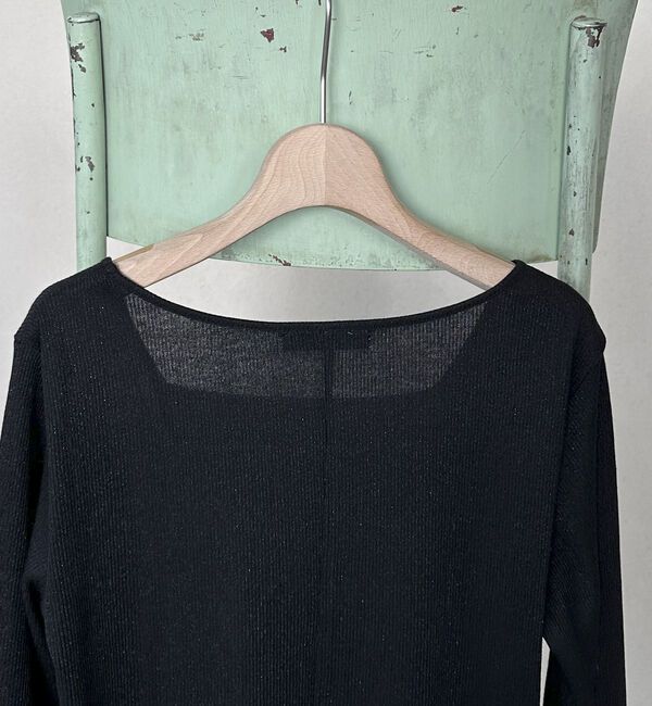 Doux archives「ラメスクエアネックロンＴｅｅ」|Tシャツ・カットソー|