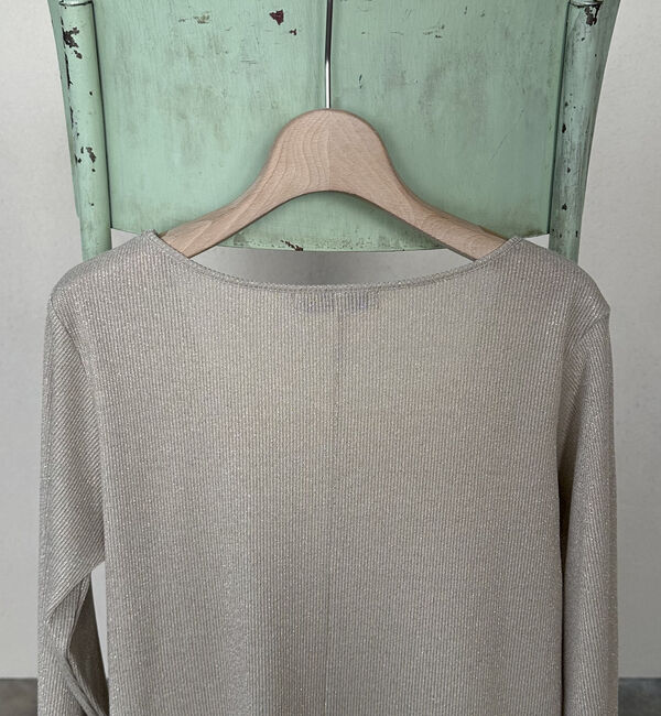 Doux archives「ラメスクエアネックロンＴｅｅ」|Tシャツ・カットソー|