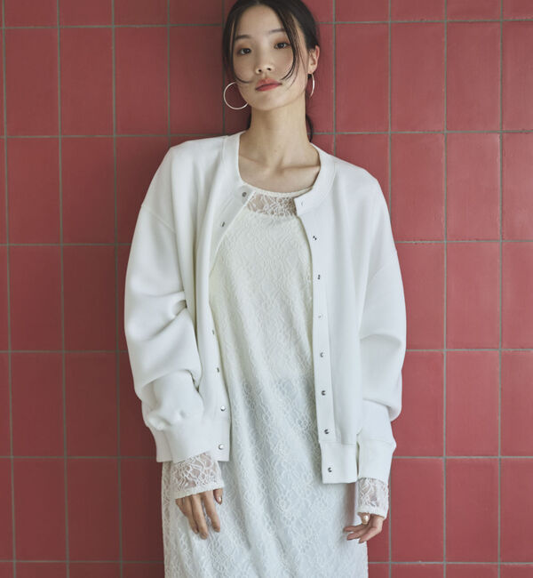 Doux archives「ボンディングスナップカーディガン」|Tシャツ・カットソー|