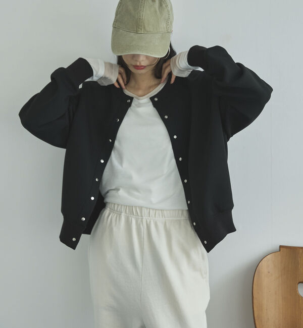 Doux archives「ボンディングスナップカーディガン」|Tシャツ・カットソー|