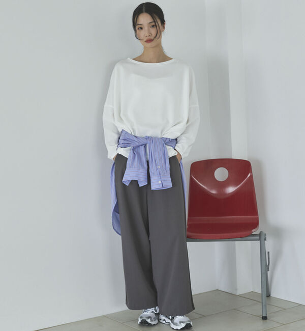 Doux archives「ＵＶ加工・吸水速乾ドルマン長袖プルオーバー」|Tシャツ・カットソー|