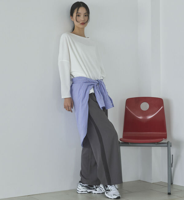 Doux archives「ＵＶ加工・吸水速乾ドルマン長袖プルオーバー」|Tシャツ・カットソー|