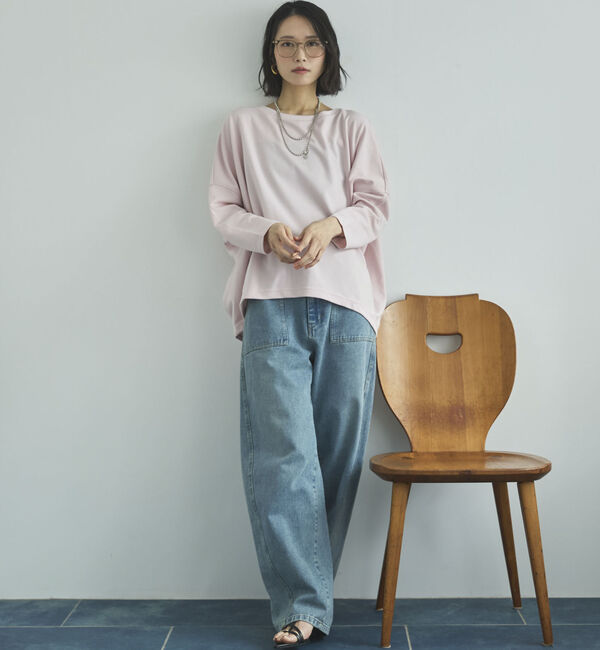 Doux archives「ＵＶ加工・吸水速乾ドルマン長袖プルオーバー」|Tシャツ・カットソー|