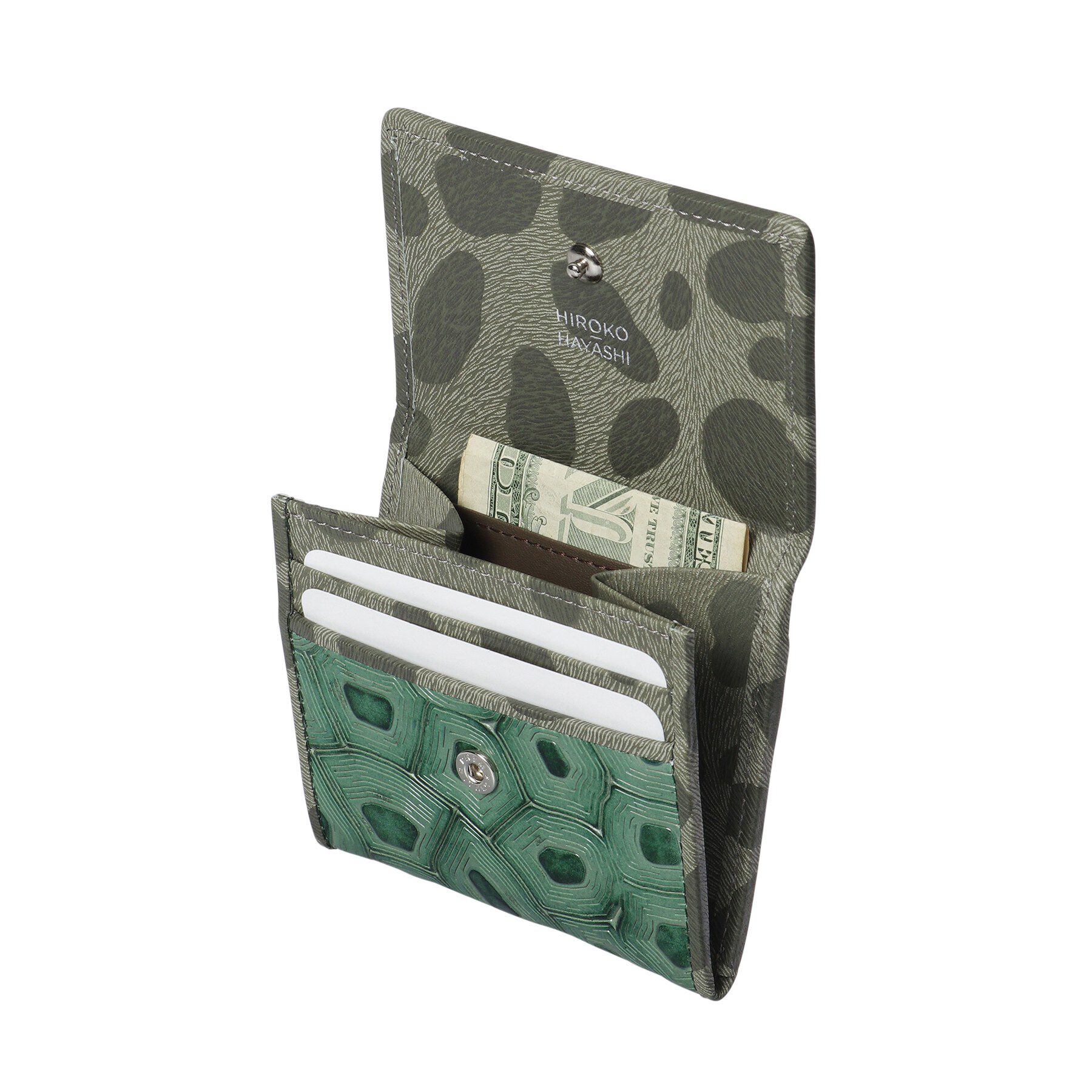 HIROKO HAYASHI「COLLABORAZIONE（コラボラツィオーネ）薄型ミニ財布」|財布|