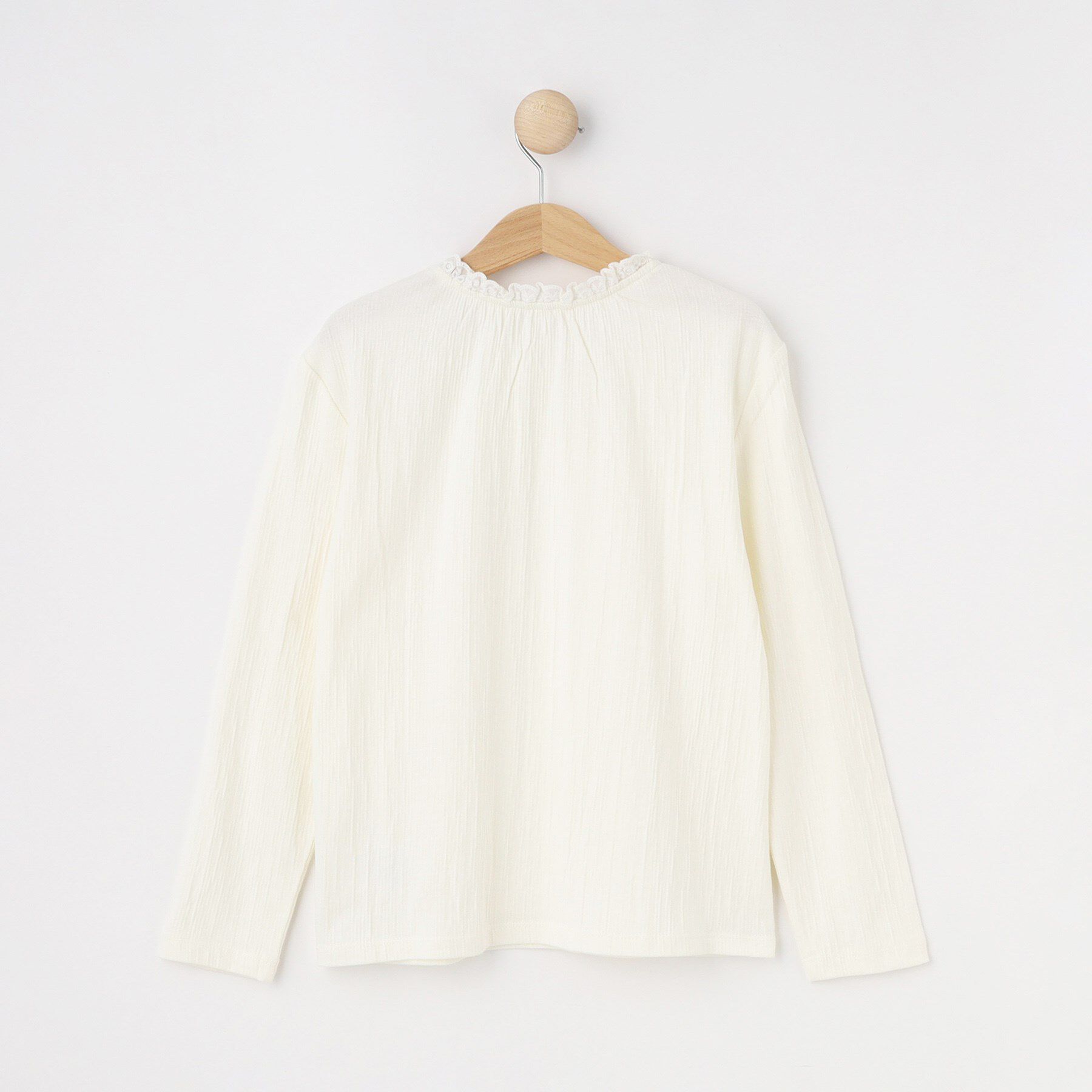 SHOO･LA･RUE「【100-140cm/プチセレ】フリルレースでお上品に インナートップス」|Tシャツ・カットソー|