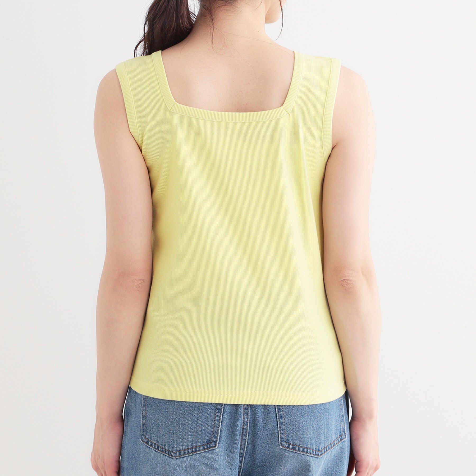 SHOO･LA･RUE「【S-LL】2WAYネック リブタンクトップ」|キャミソール|