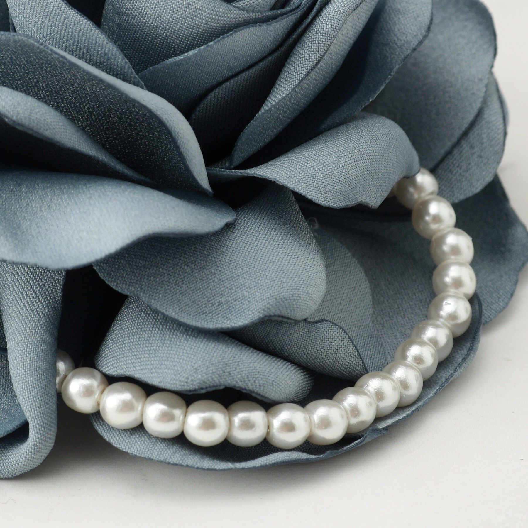 SHOO･LA･RUE「【セレモニー】サテンコサージュ」|ブローチ・コサージュ|