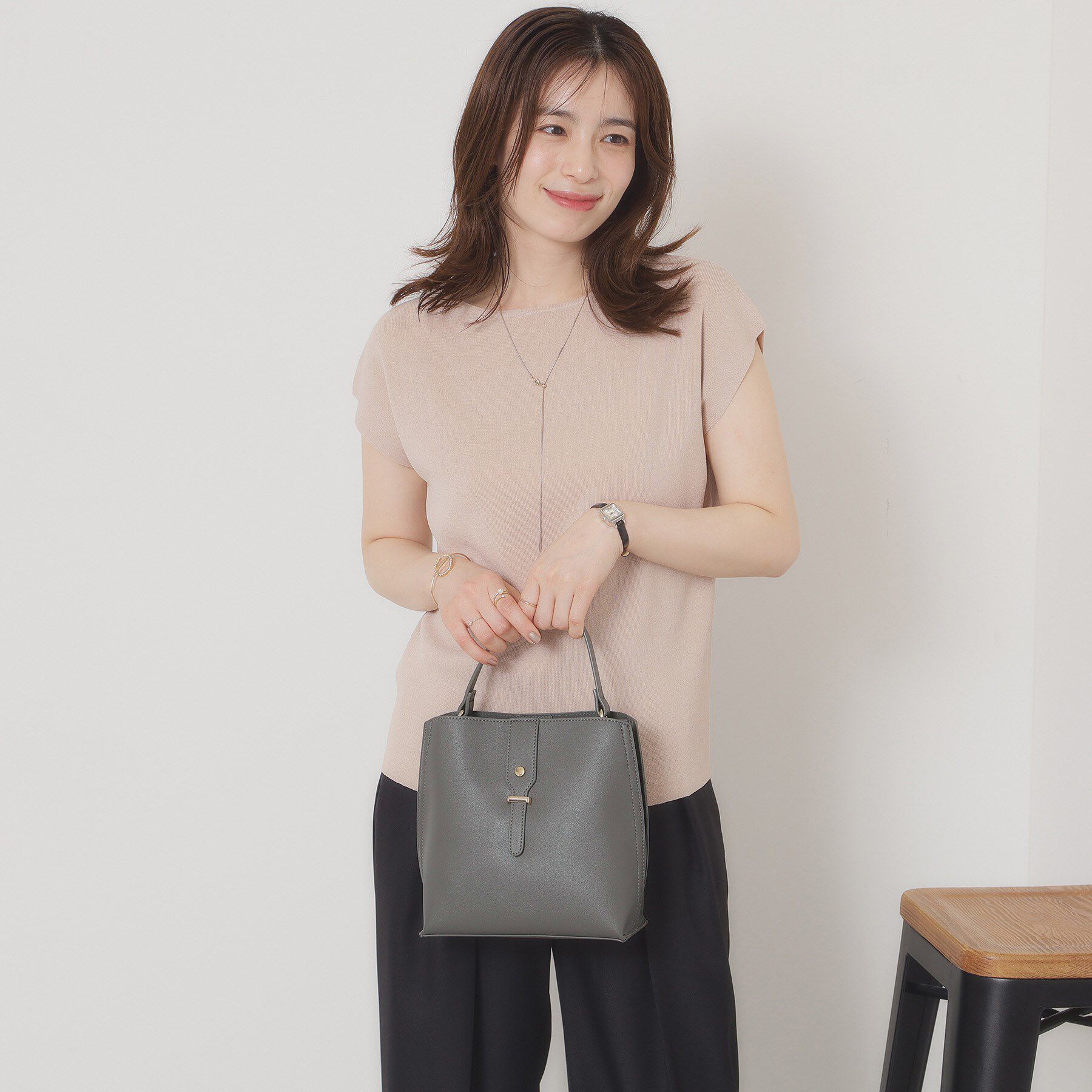 ITS&rsquo;DEMO「【2WAY】ベルト飾りミニショルダー」|ショルダー・メッセンジャー|