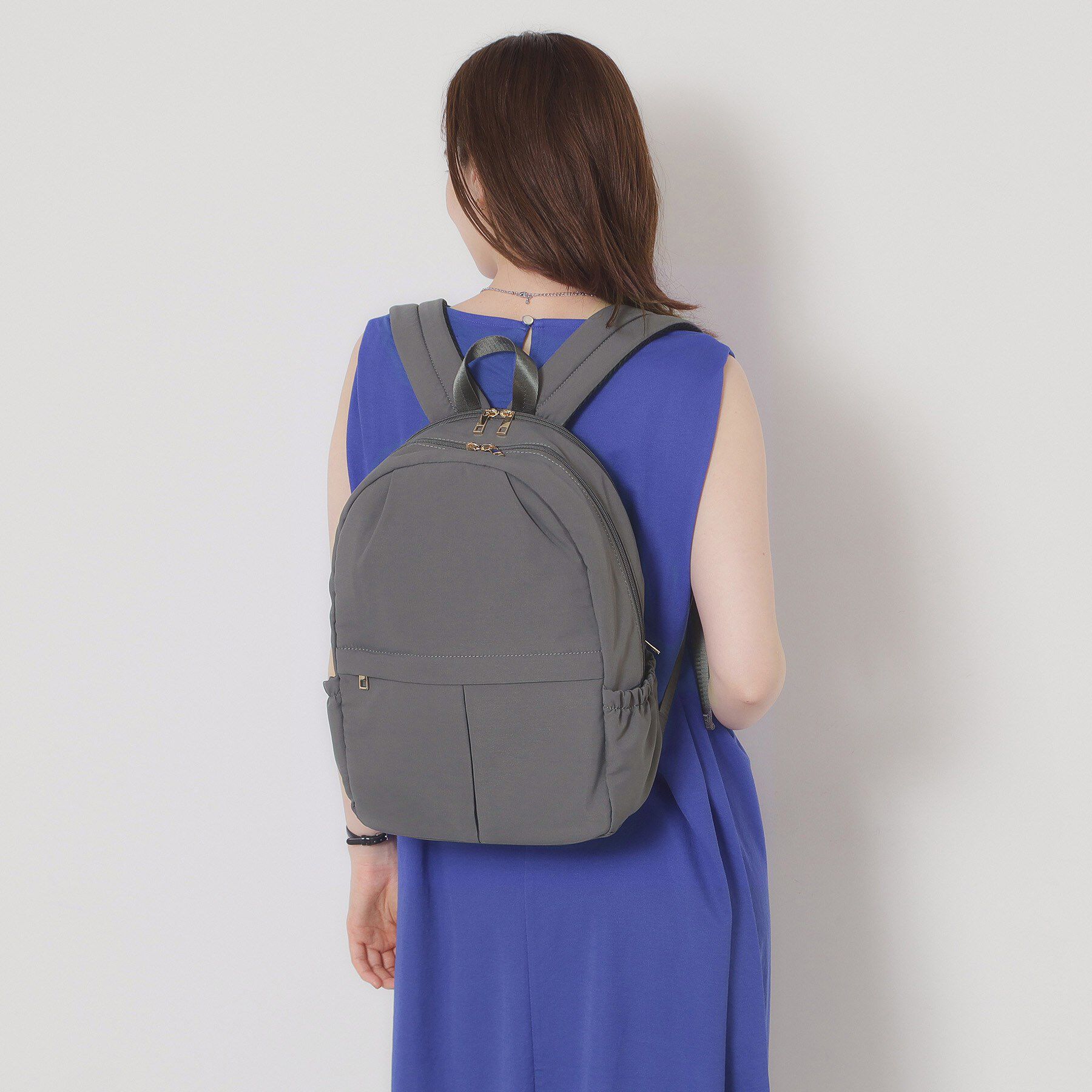 ITS&rsquo;DEMO「【A4対応／9ポケット】ふんわり軽量リュック」|リュック|