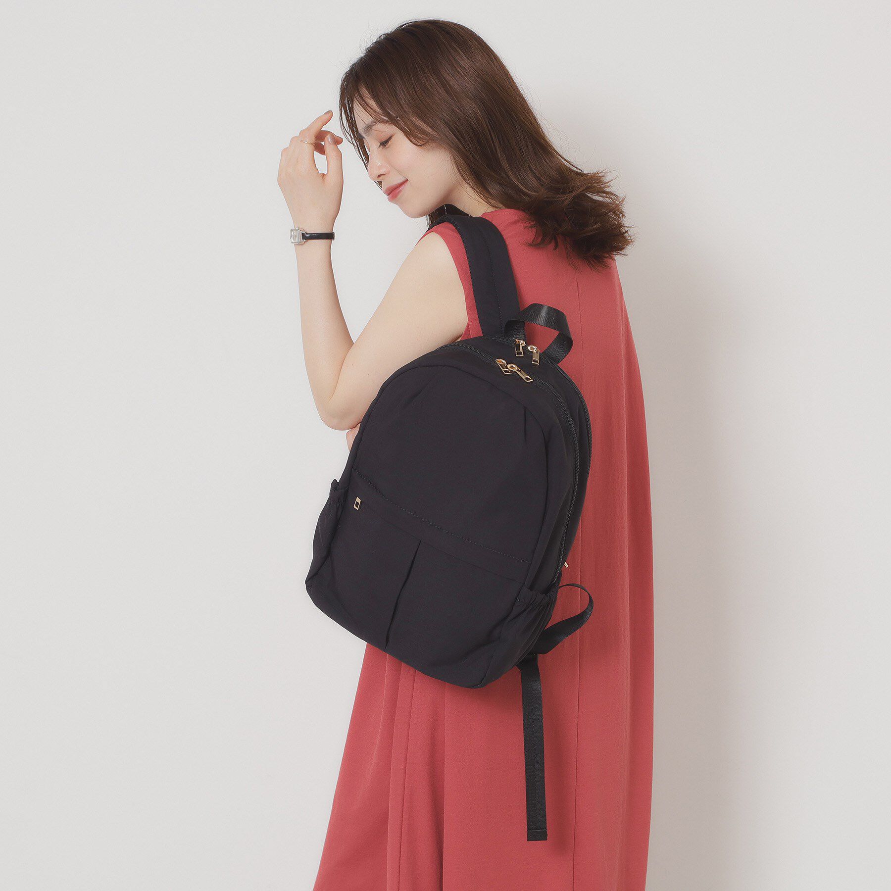 ITS&rsquo;DEMO「【A4対応／9ポケット】ふんわり軽量リュック」|リュック|