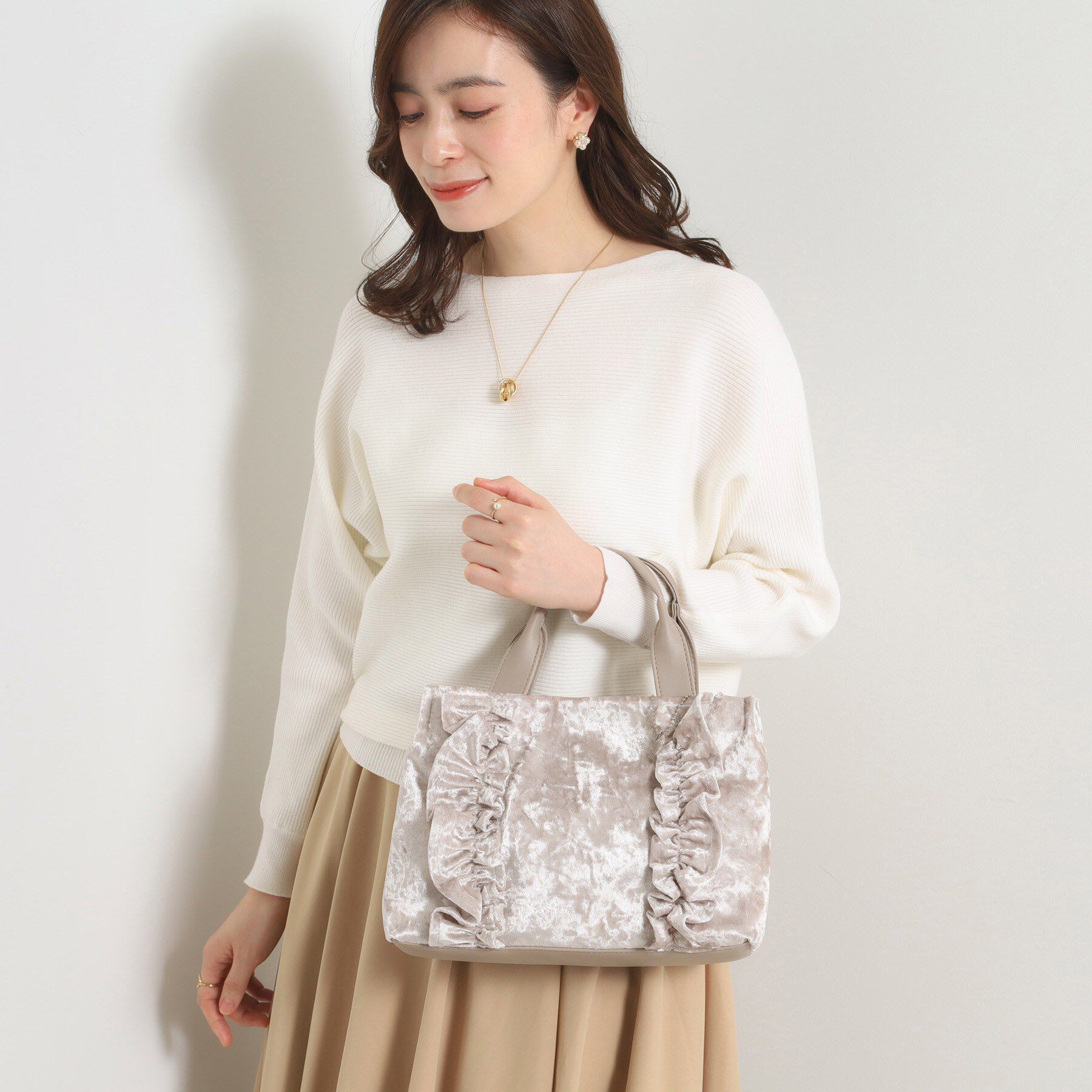 ITS&rsquo;DEMO「アソートフリルミニトート」|トートバッグ|