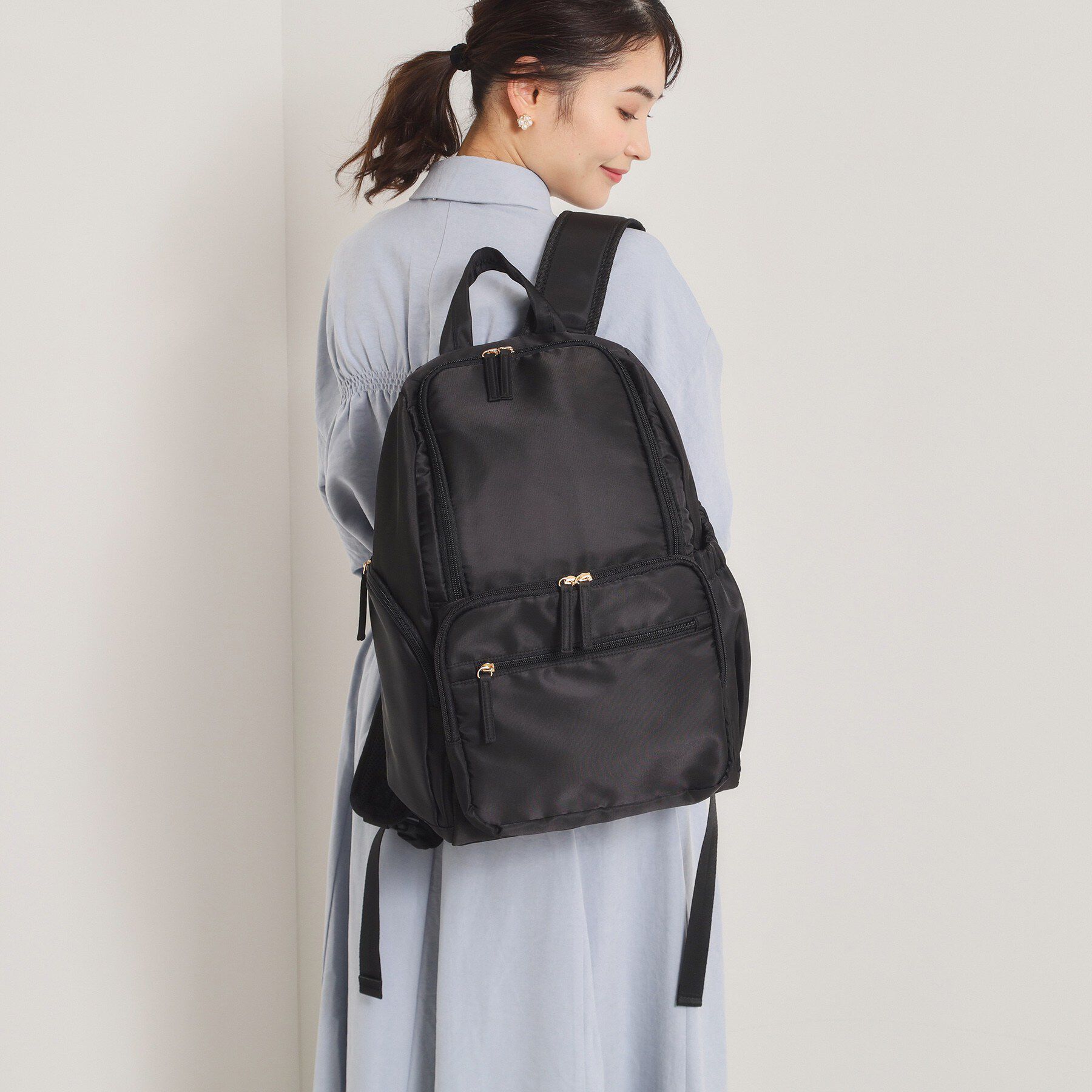 ITS&rsquo;DEMO「【PC対応】ツイル14ポケットリュック」|リュック|