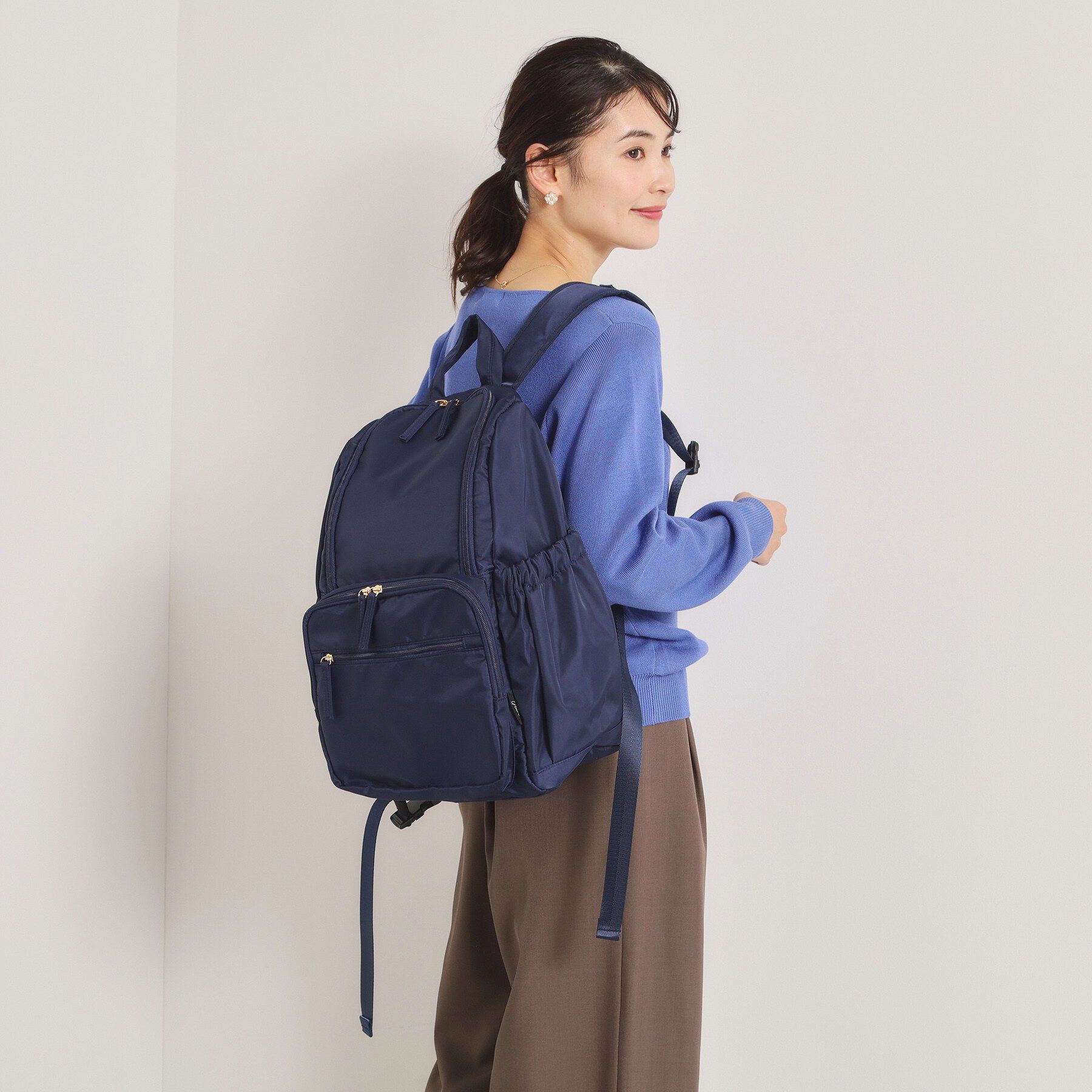 ITS&rsquo;DEMO「【PC対応】ツイル14ポケットリュック」|リュック|