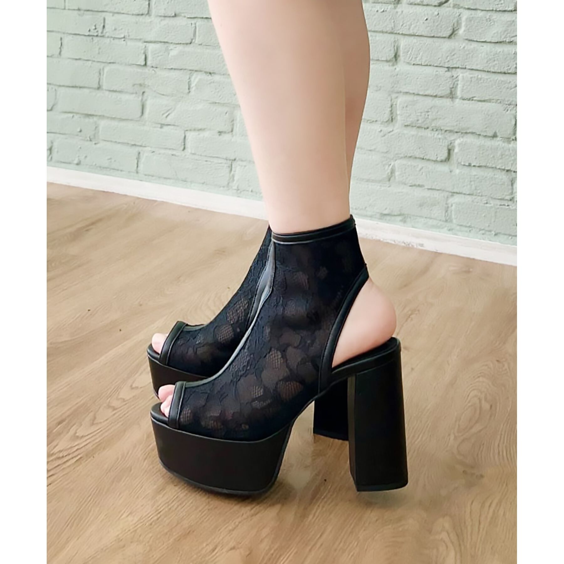 ESPERANZA「厚底ラク盛りブーツヒールサンダル」|ショートブーツ|