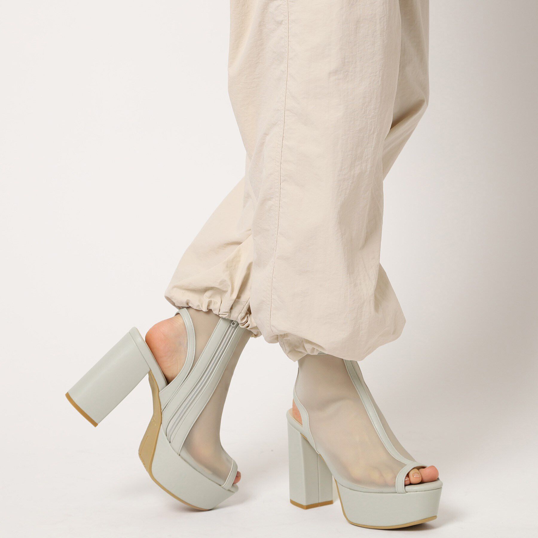 ESPERANZA「厚底ラク盛りブーツヒールサンダル」|ショートブーツ|