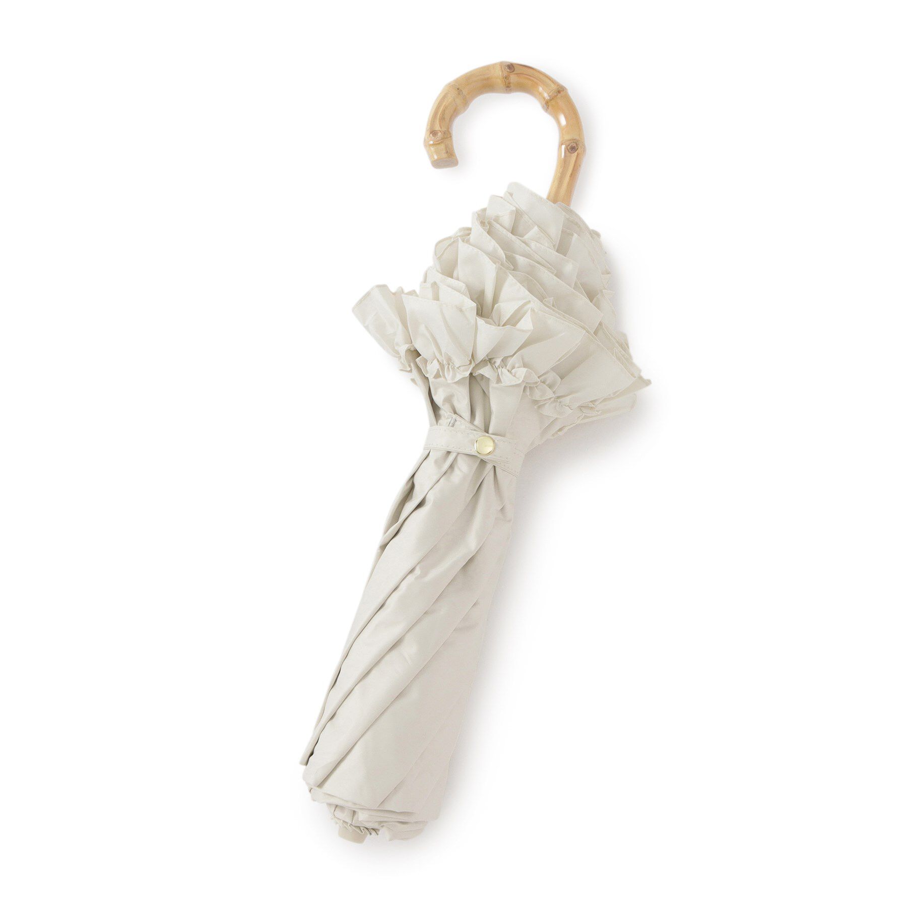 Ober Tashe「pink trick/ピンクトリック　遮光率100％！フリル折りたたみ日傘（晴雨兼用）」|傘|