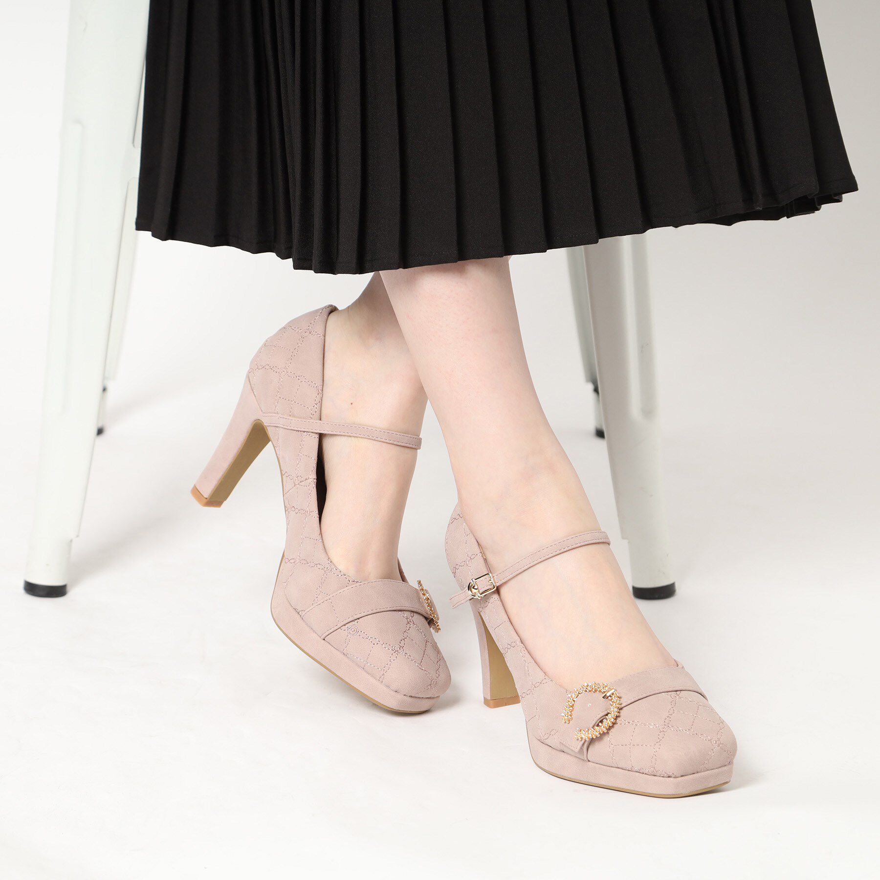 ESPERANZA「《先行予約》オリジナルキルティングパンプス」|パンプス|