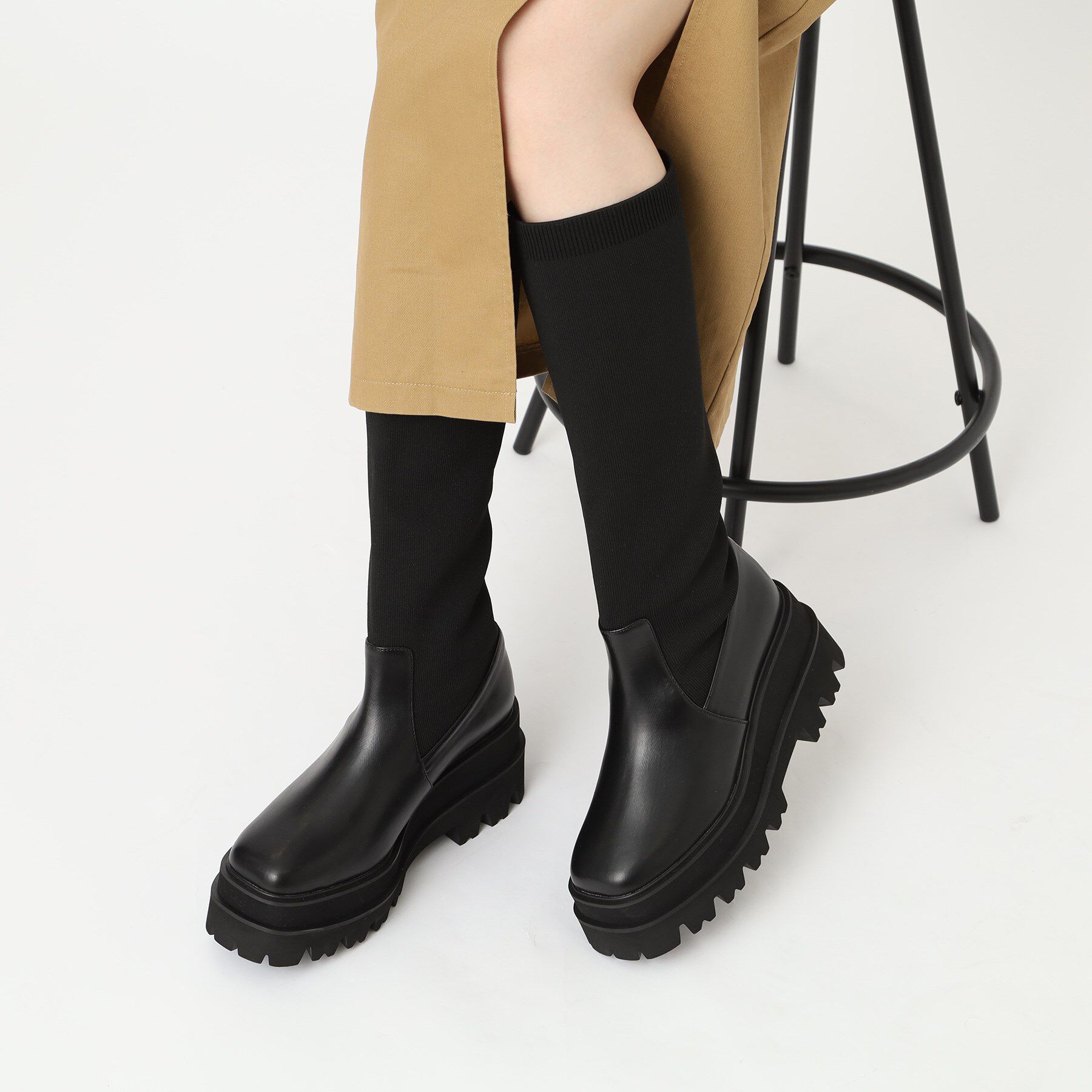 ESPERANZA「ニットロングブーツ」|ショートブーツ|