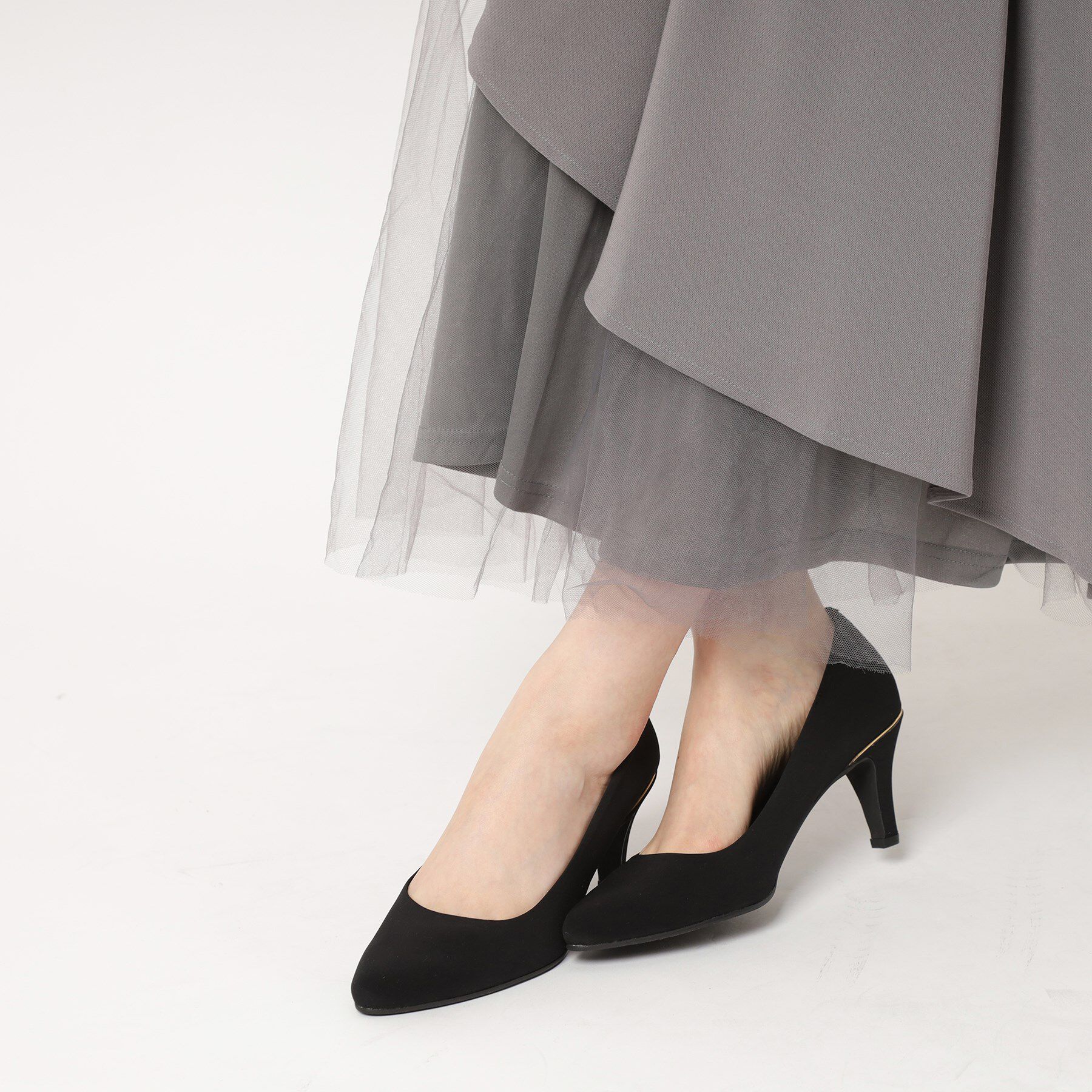 ESPERANZA「【12時間パンプス】約7.5㎝／アソート素材　歩きやすくて疲れにくい」|パンプス|