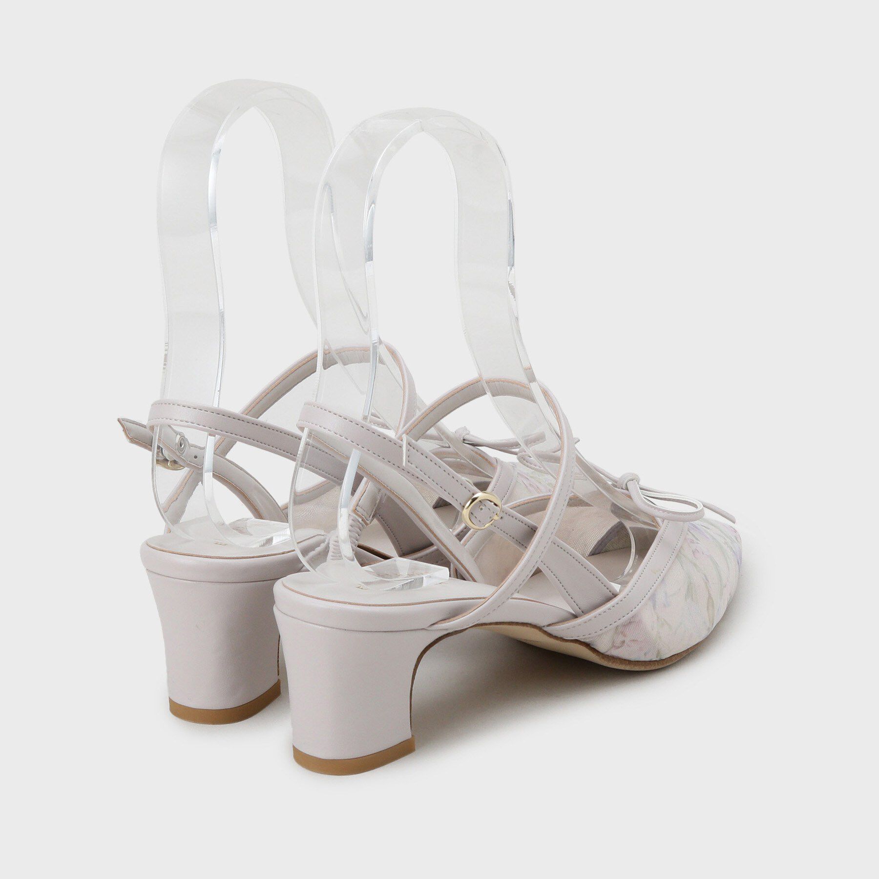 ESPERANZA「【Spring Collection】チュールリボンバックストラップパンプス」|パンプス|