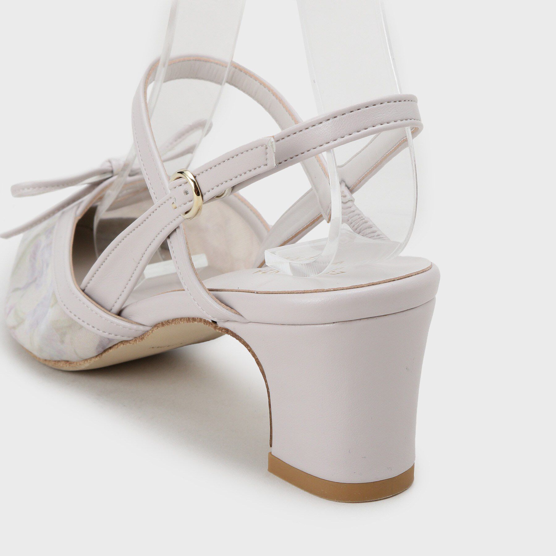 ESPERANZA「【Spring Collection】チュールリボンバックストラップパンプス」|パンプス|